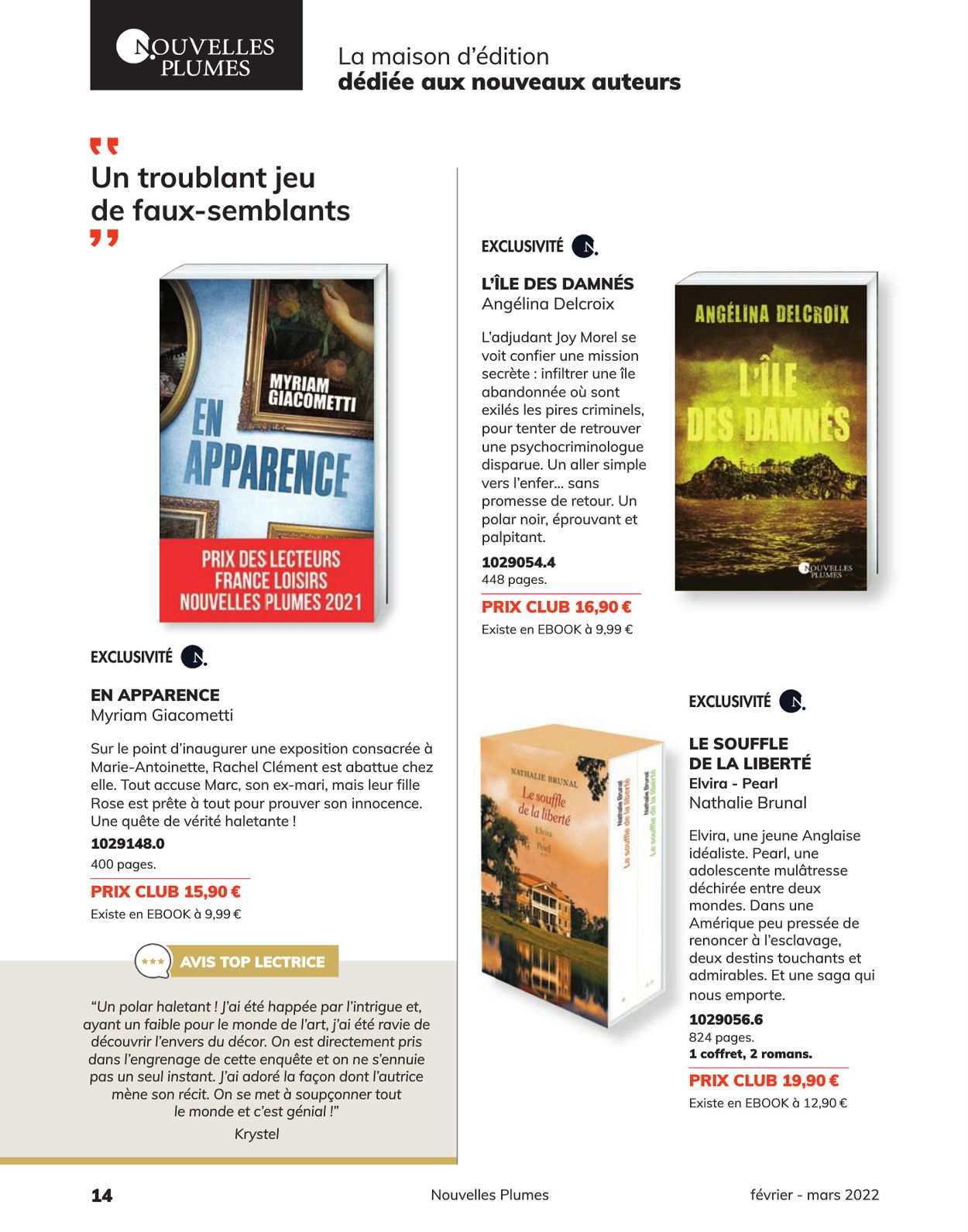 France Loisirs Catalogue - 21.02-31.03.2022 (Page 14)