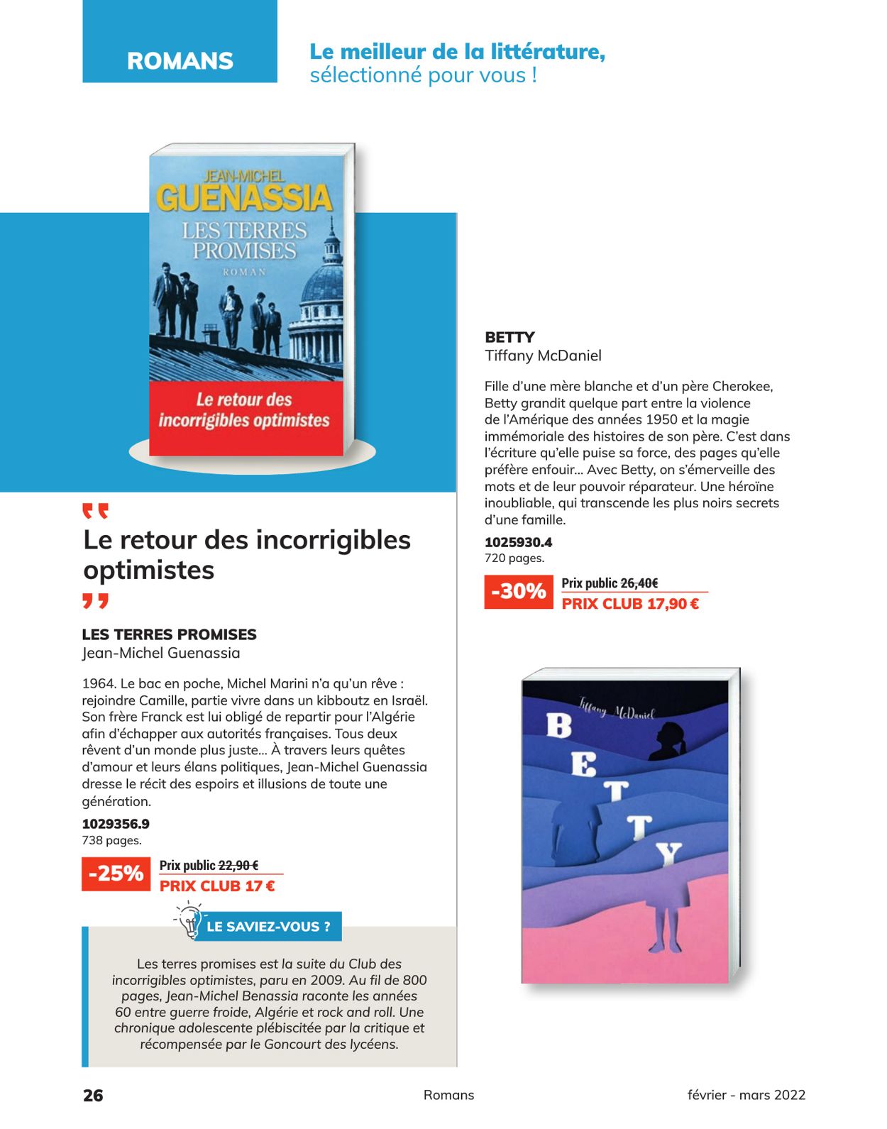 France Loisirs Catalogue - 21.02-31.03.2022 (Page 26)