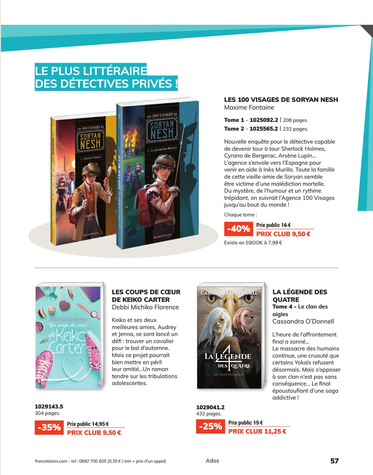 France Loisirs Catalogue - 21.02-31.03.2022 (Page 57)