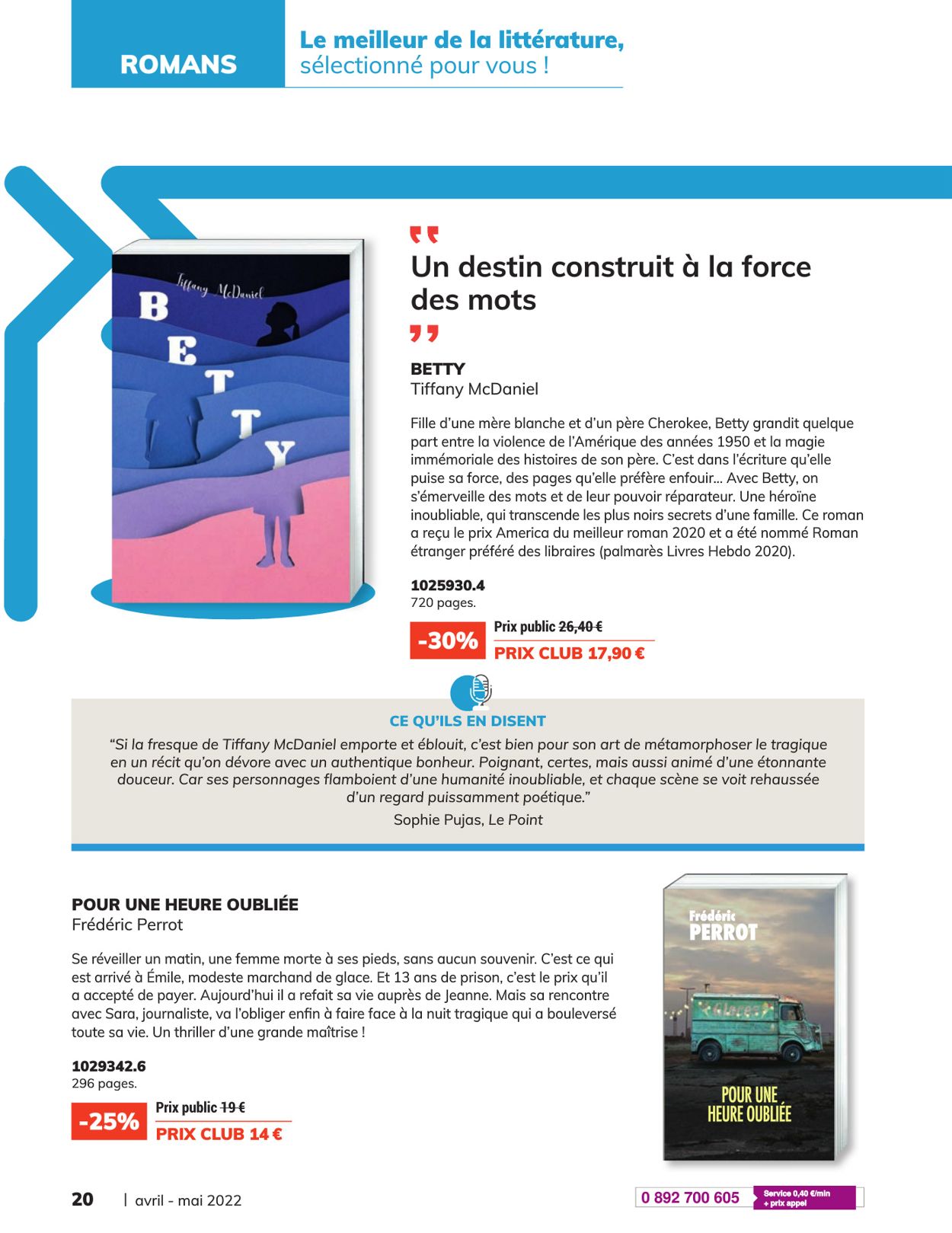 France Loisirs Catalogue - 01.04-09.06.2022 (Page 20)