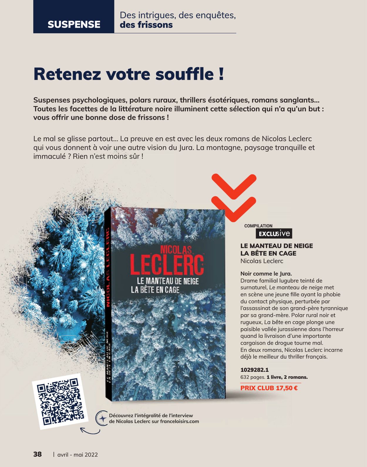 France Loisirs Catalogue - 01.04-09.06.2022 (Page 38)