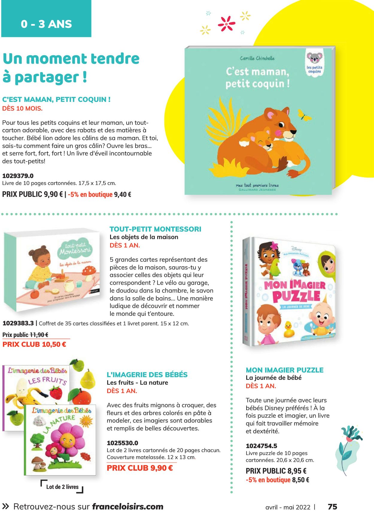 France Loisirs Catalogue - 01.04-09.06.2022 (Page 75)
