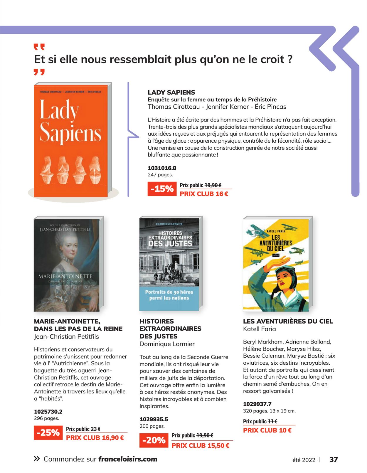 France Loisirs Catalogue - 20.06-24.07.2022 (Page 37)