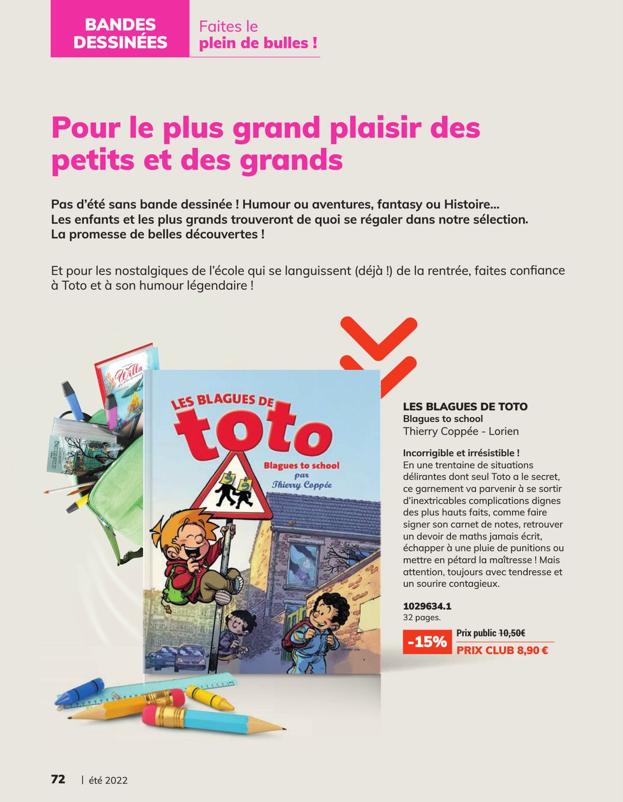 France Loisirs Catalogue - 20.06-24.07.2022 (Page 72)