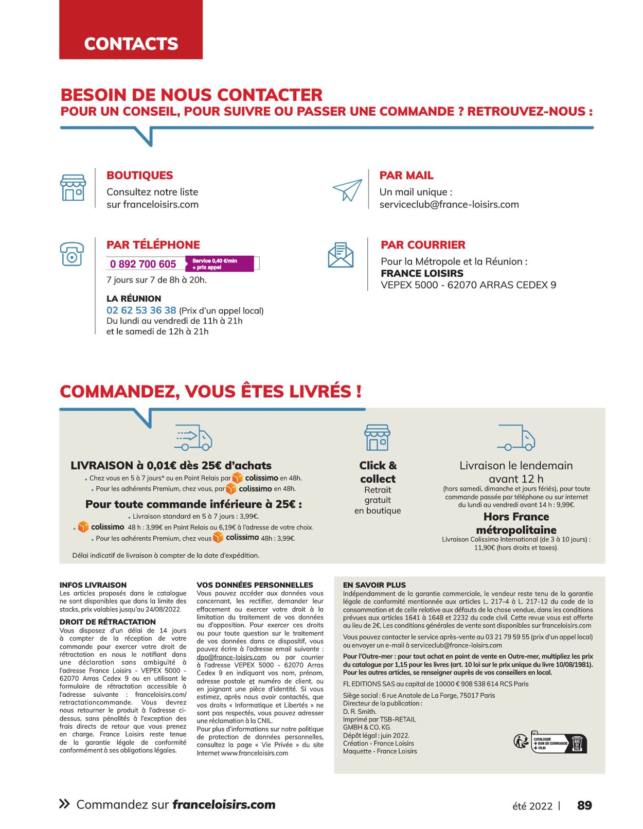 France Loisirs Catalogue - 20.06-24.07.2022 (Page 89)
