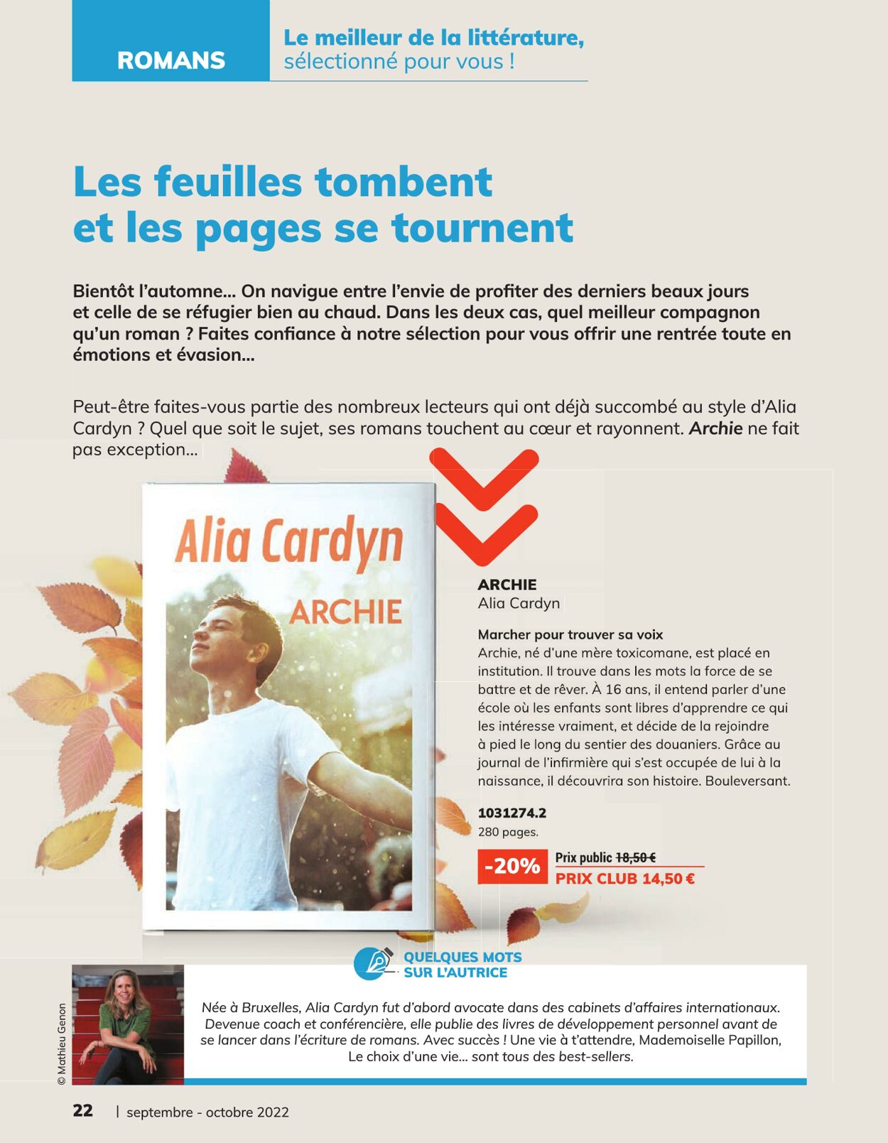 France Loisirs Catalogue - 01.09-31.10.2022 (Page 22)