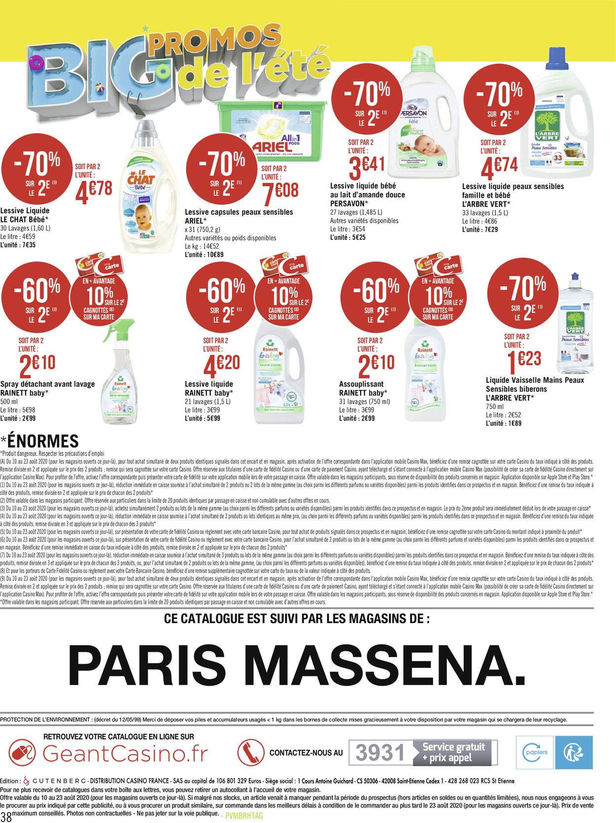 Géant Casino Catalogue - 10.08-23.08.2020 (Page 38)