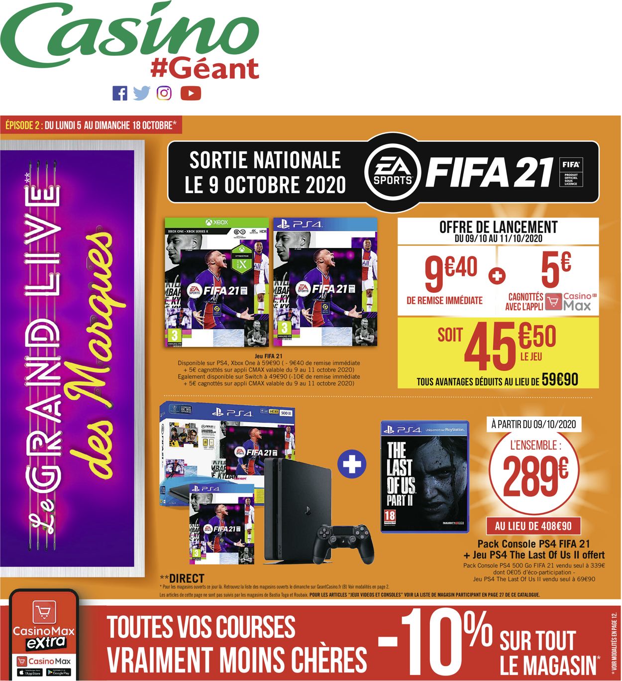 Géant Casino Catalogue - 05.10-18.10.2020