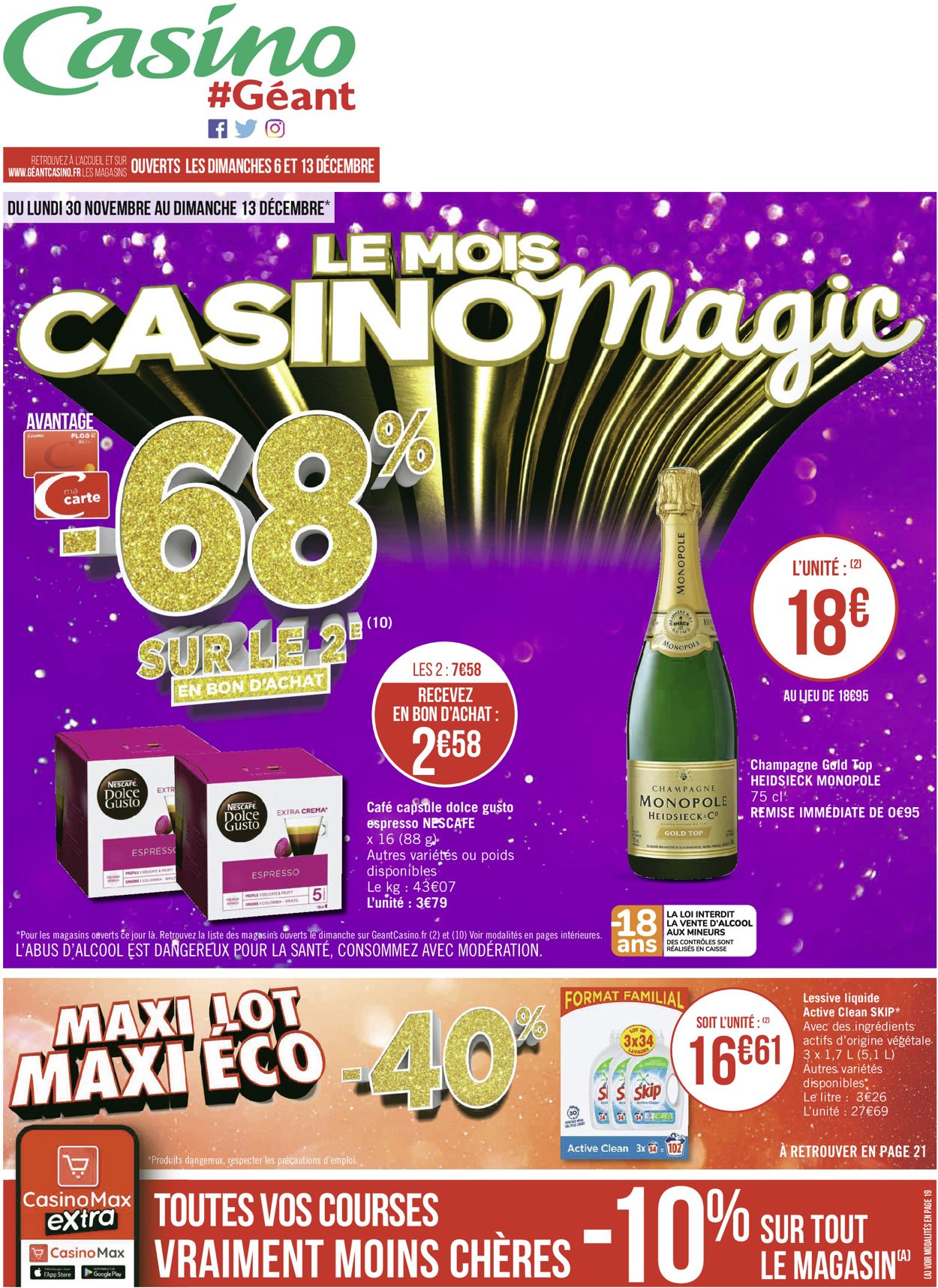 Géant Casino Catalogue - 30.11-13.12.2020