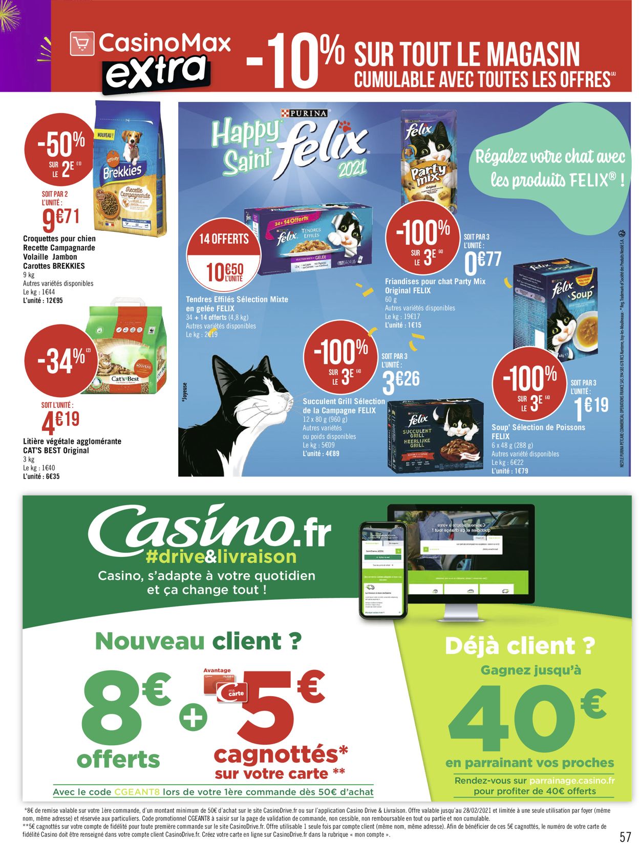 Géant Casino Votre mois Casinomania 2021 Catalogue - 01.02-14.02.2021 (Page 57)