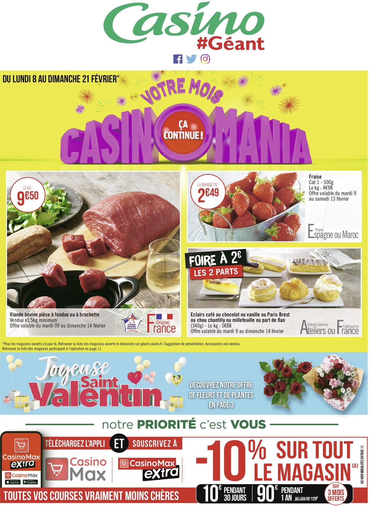 Géant Casino Votre mois Casinomania 2021 Catalogue - 08.02-21.02.2021 (Page 32)
