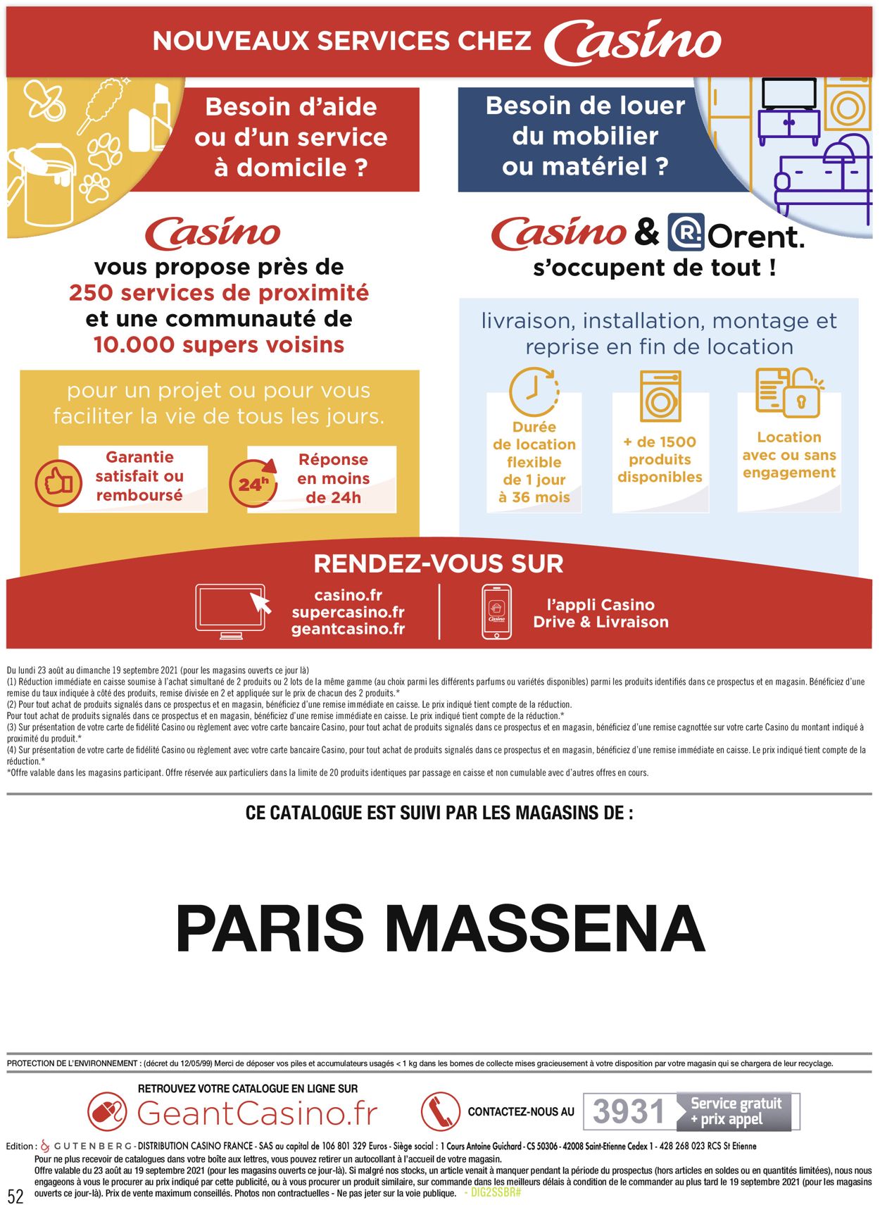 Géant Casino Catalogue - 23.08-19.09.2021 (Page 52)
