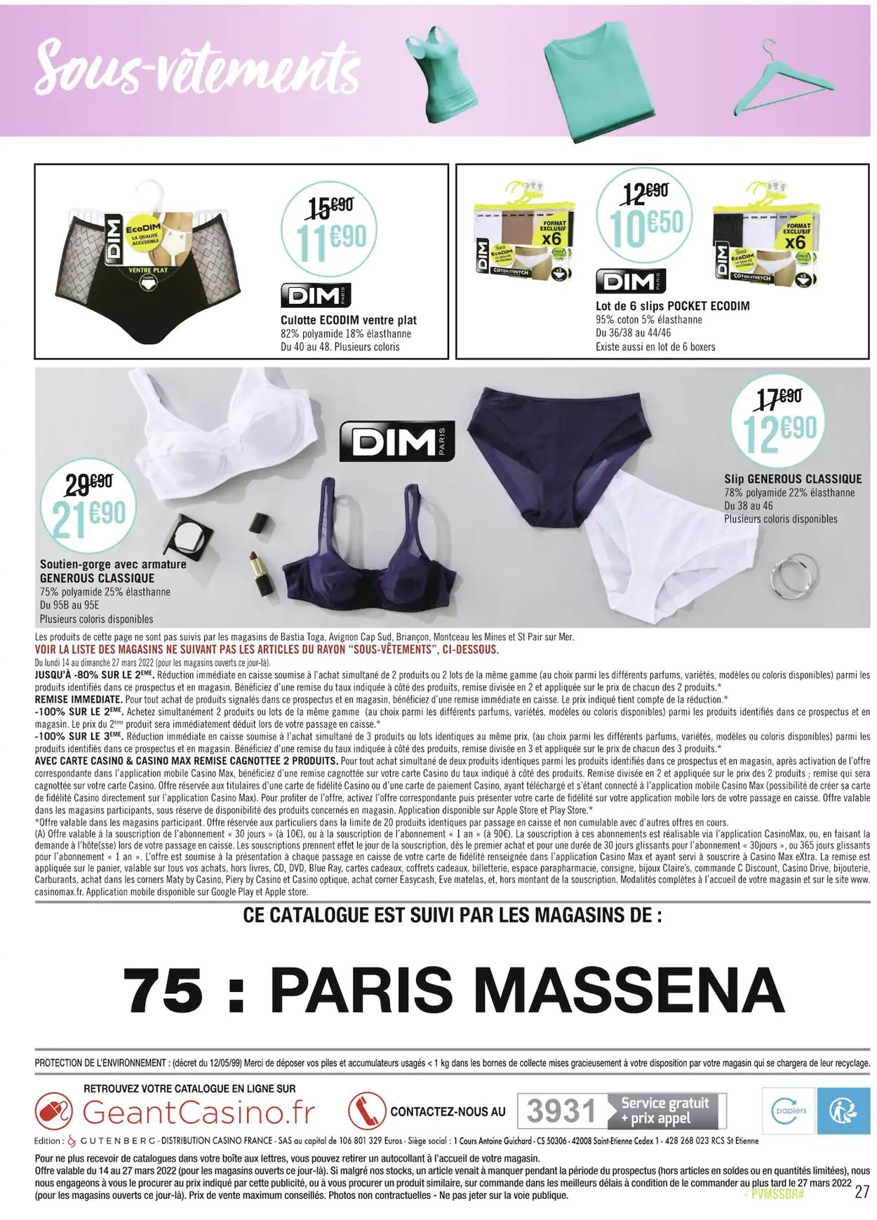 Géant Casino Catalogue - 14.03-27.03.2022 (Page 27)