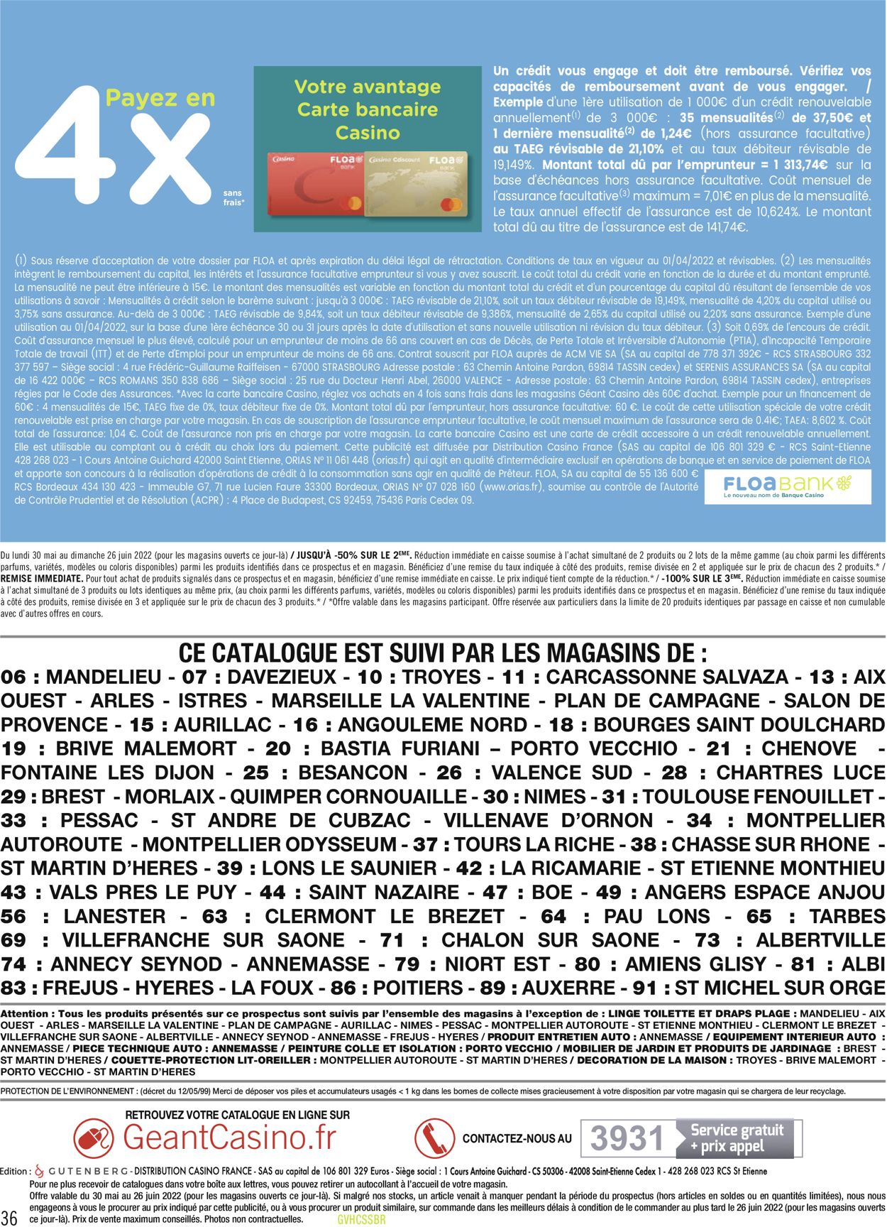 Géant Casino Catalogue - 30.05-26.06.2022 (Page 36)