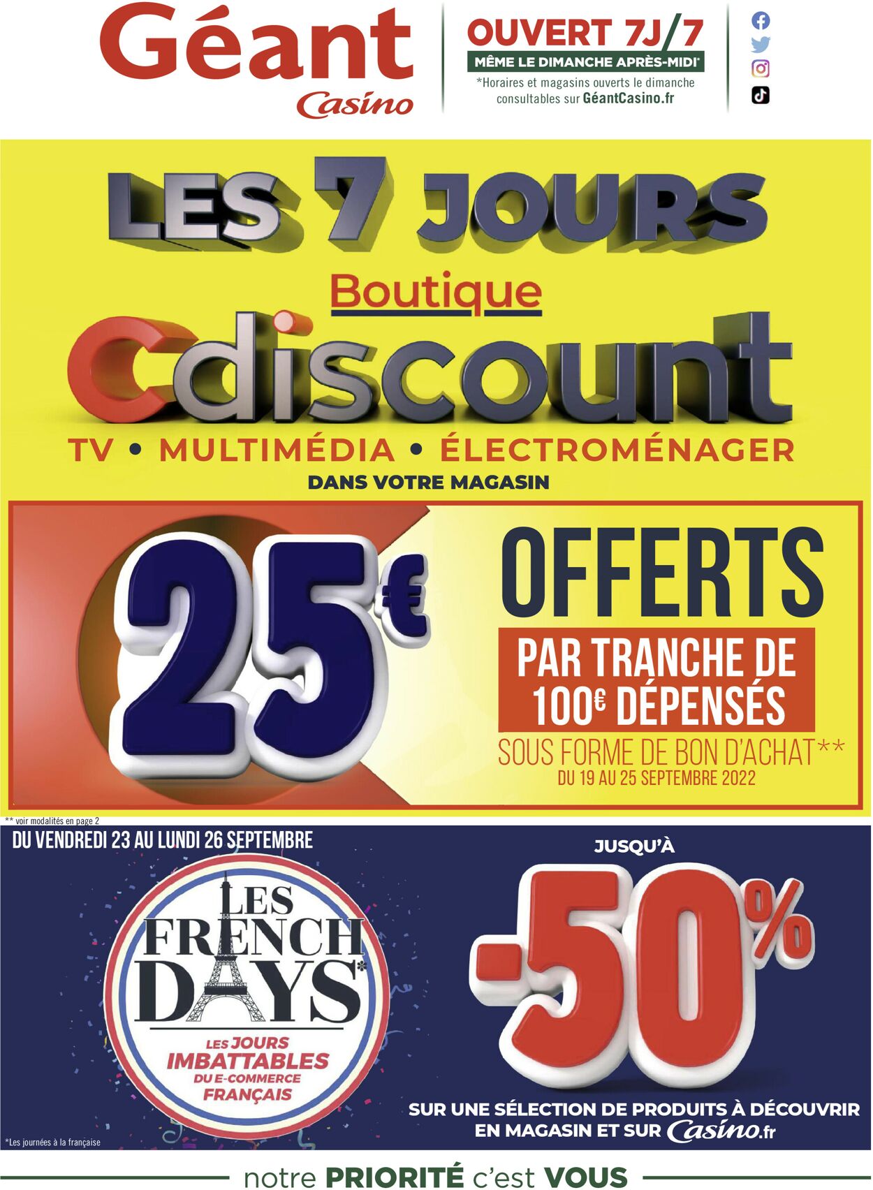Géant Casino Catalogue - 19.09-25.09.2022