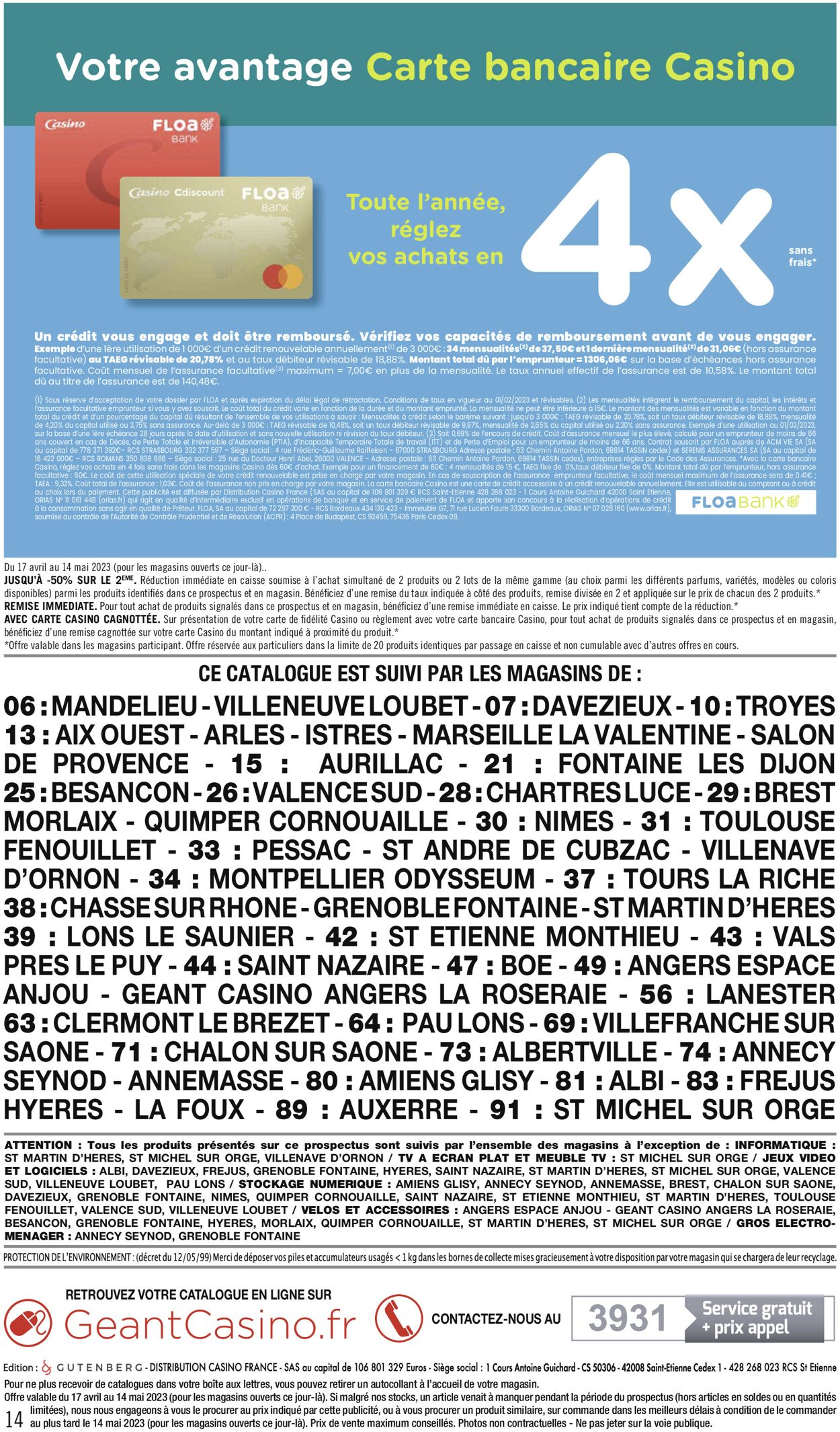 Géant Casino Catalogue - 17.04-14.05.2023 (Page 14)