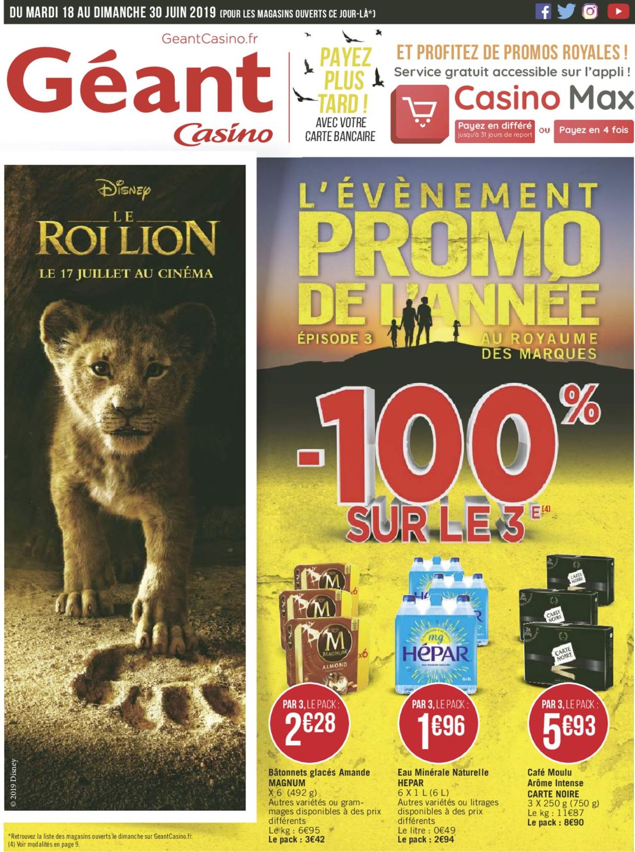 Géant Casino Catalogue - 18.06-30.06.2019