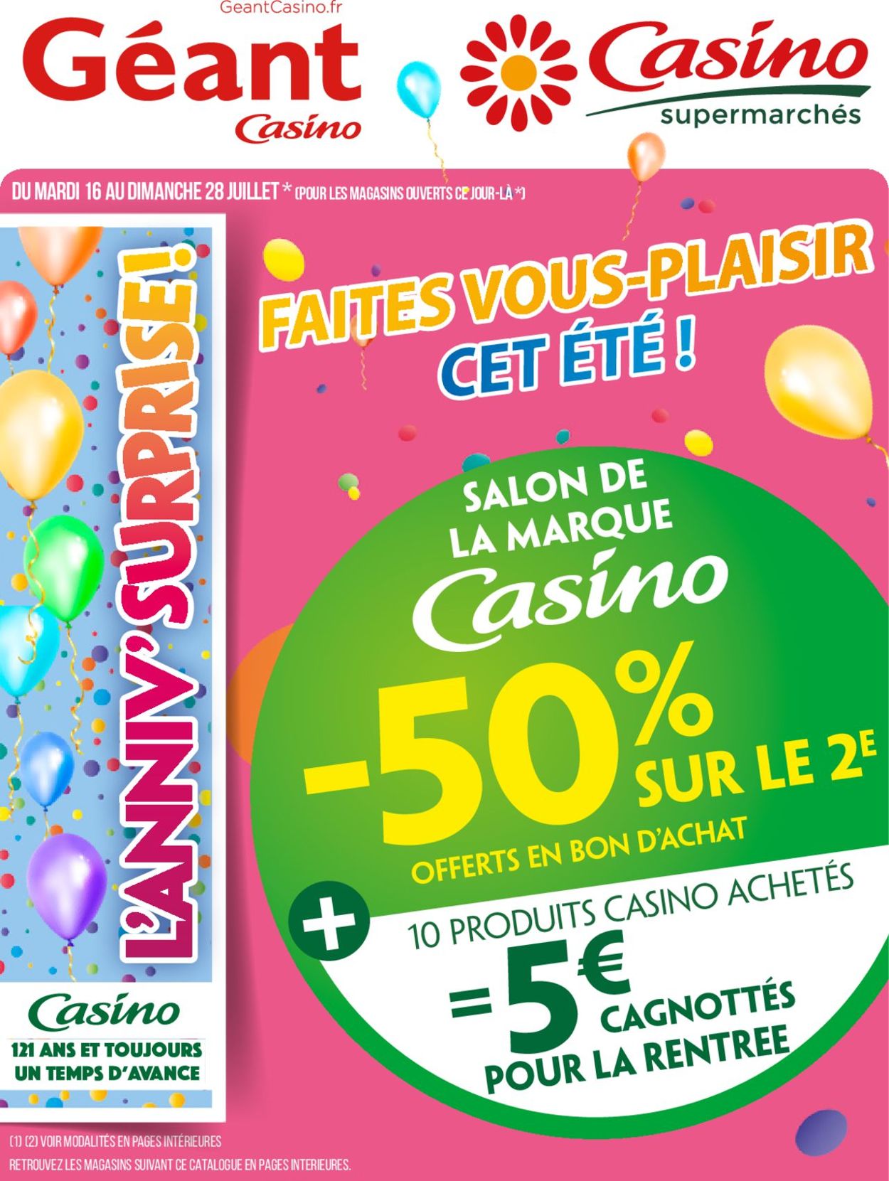 Géant Casino Catalogue - 16.07-28.07.2019