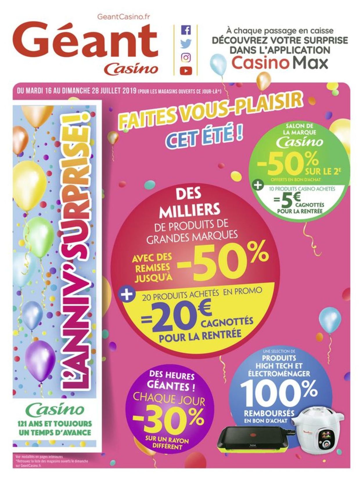 Géant Casino Catalogue - 16.07-28.07.2019