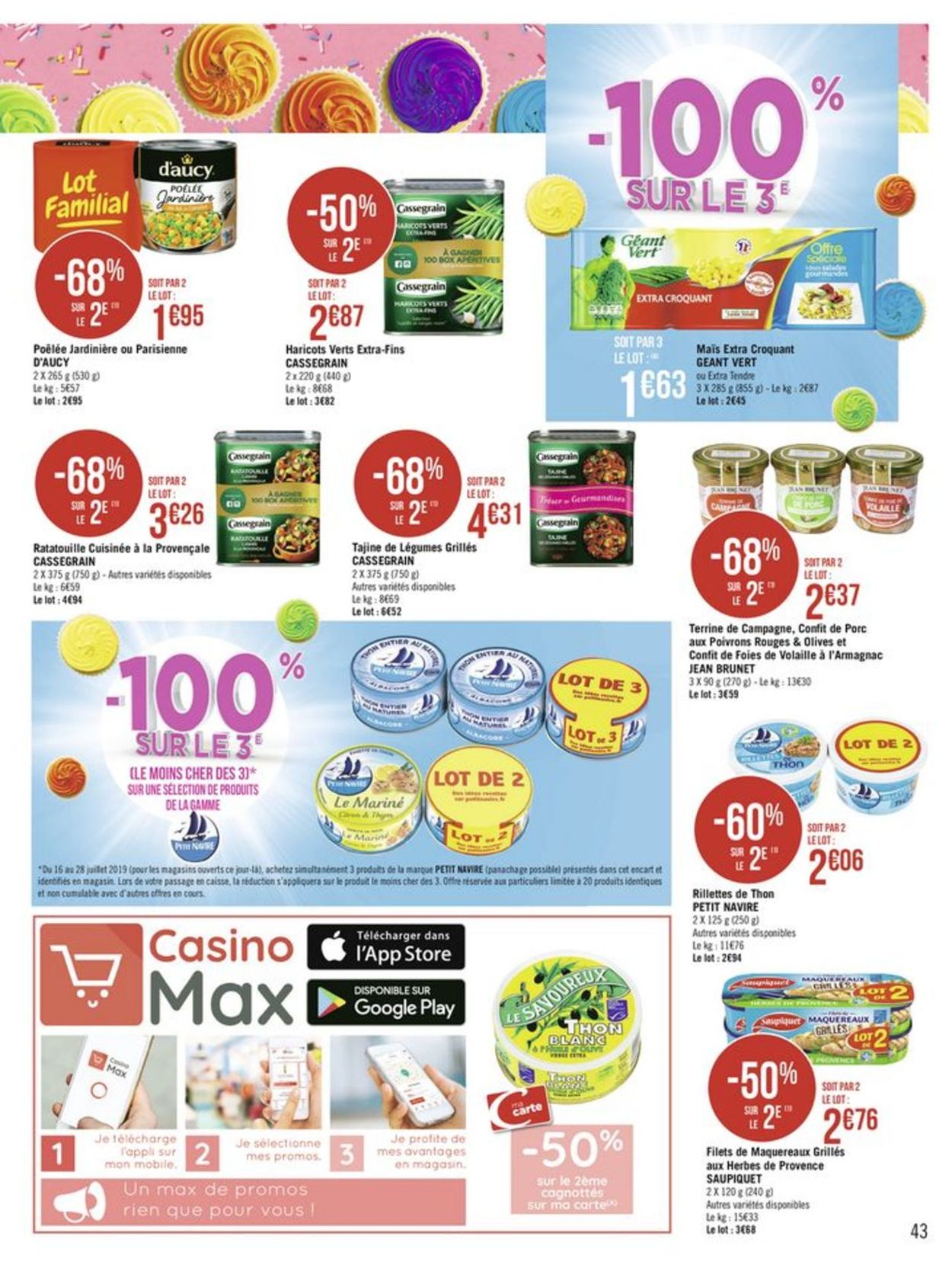 Géant Casino Catalogue - 16.07-28.07.2019 (Page 43)
