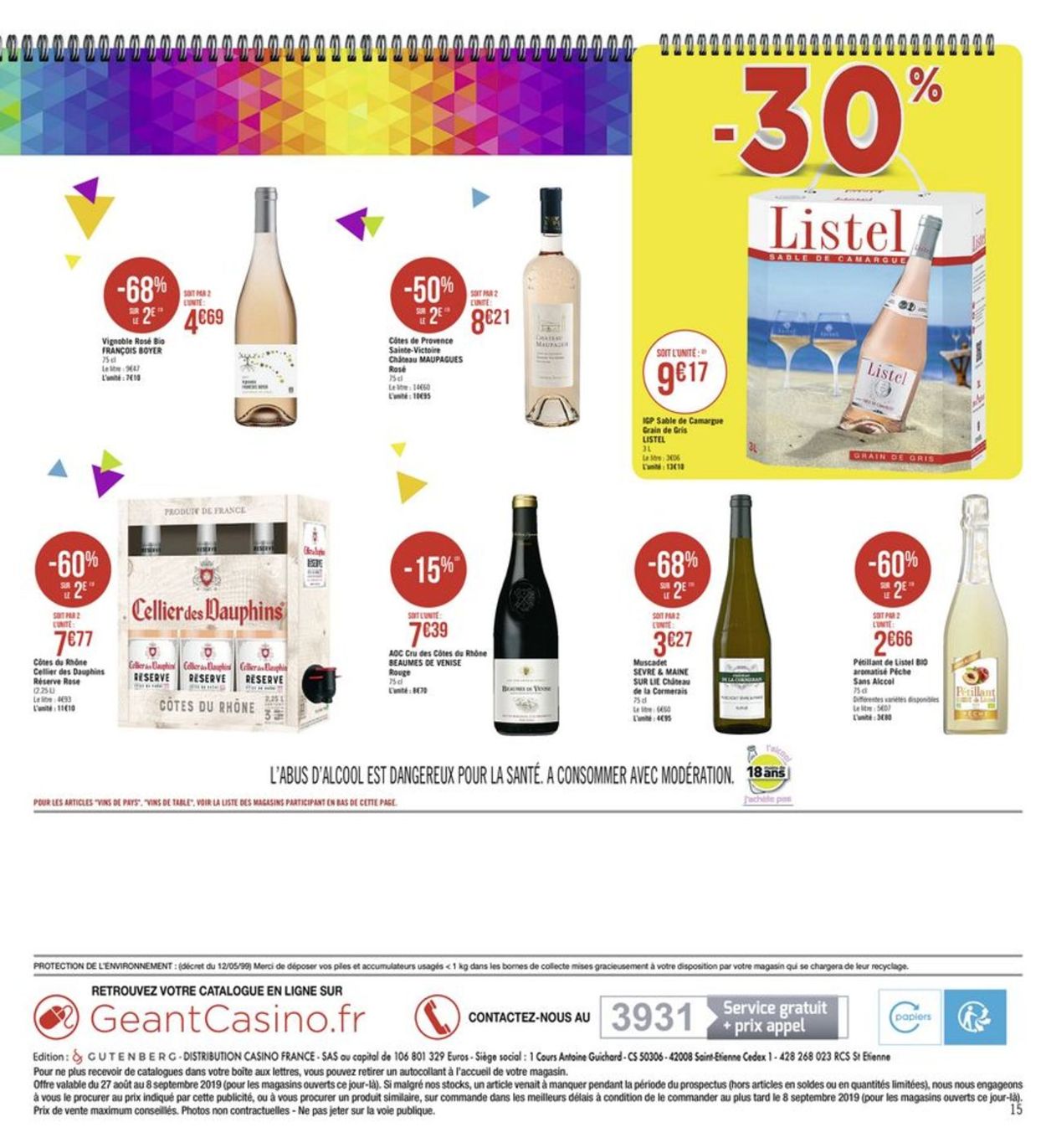 Géant Casino Catalogue - 27.08-08.09.2019 (Page 15)