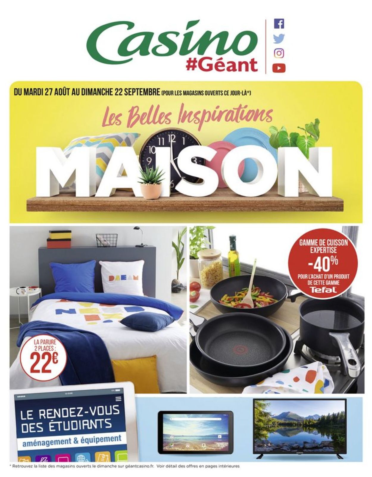 Géant Casino Catalogue - 27.08-22.09.2019