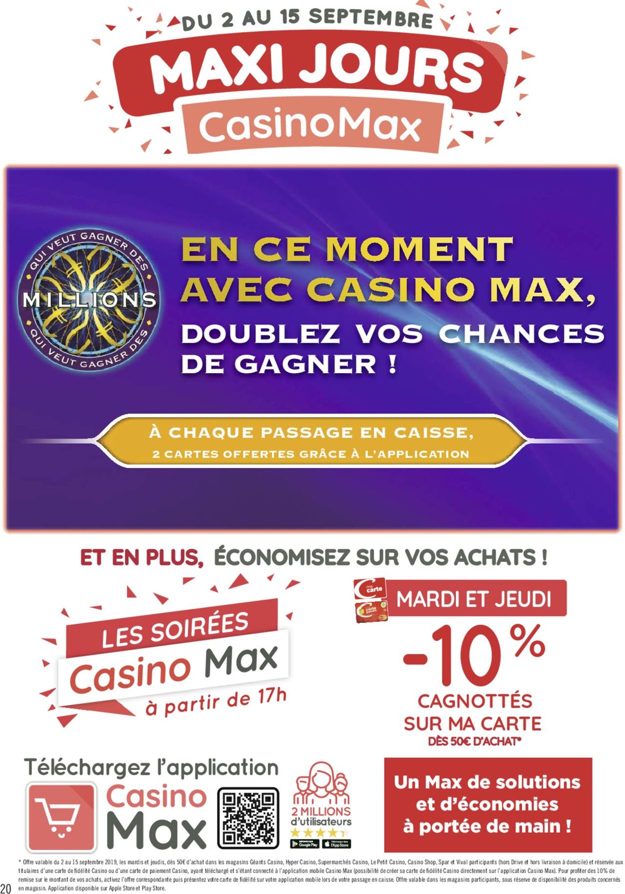 Géant Casino Catalogue - 03.09-15.09.2019 (Page 20)
