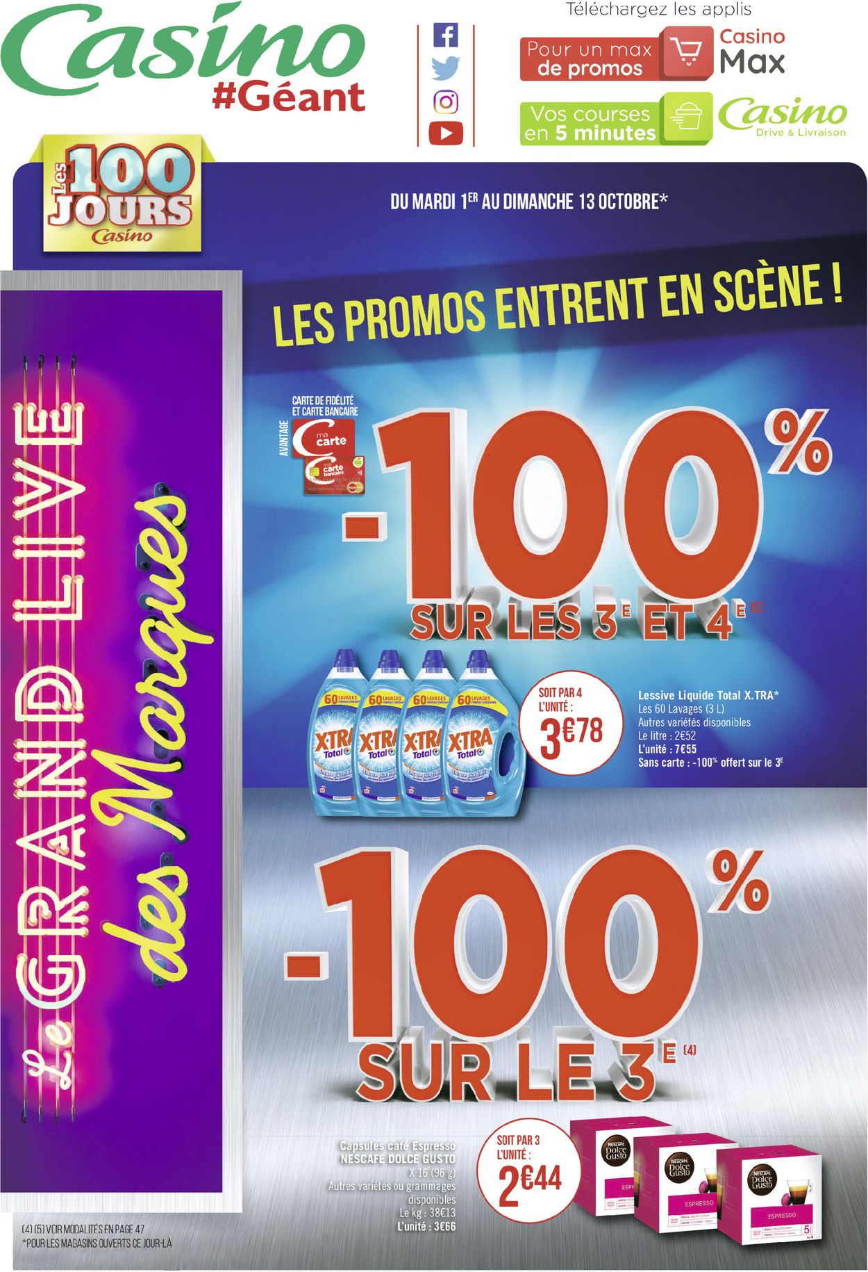 Géant Casino Catalogue - 01.10-13.10.2019 (Page 72)