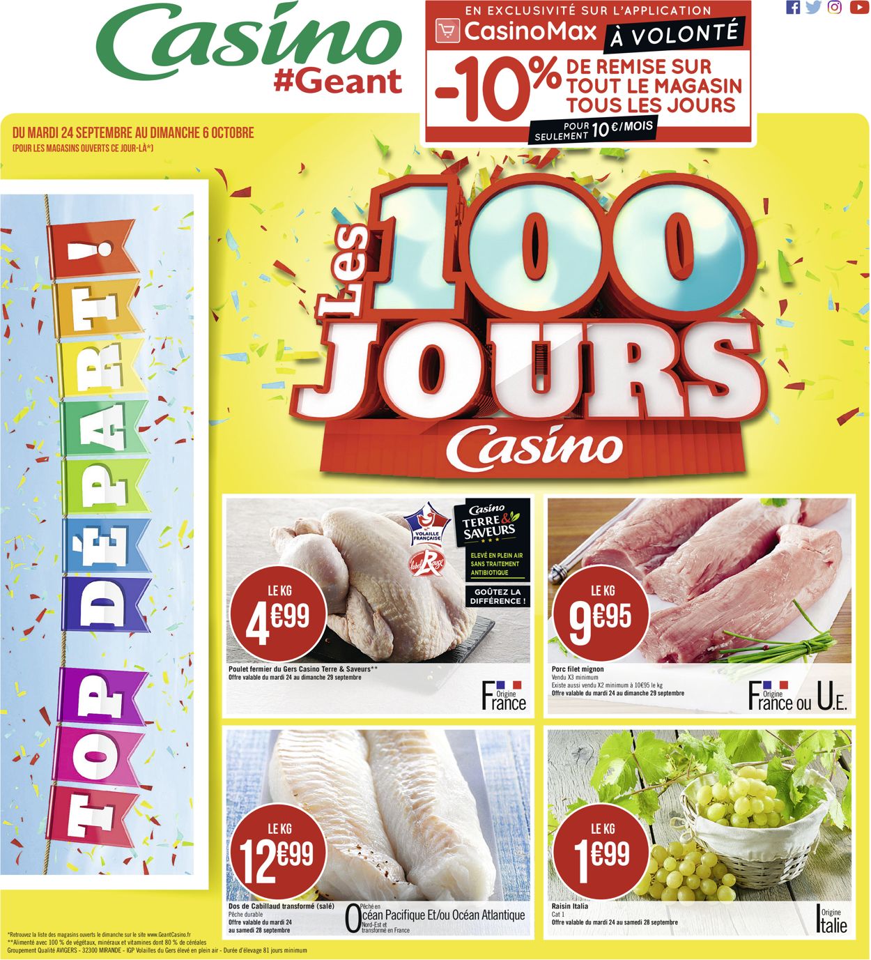 Géant Casino Catalogue - 24.09-06.10.2019
