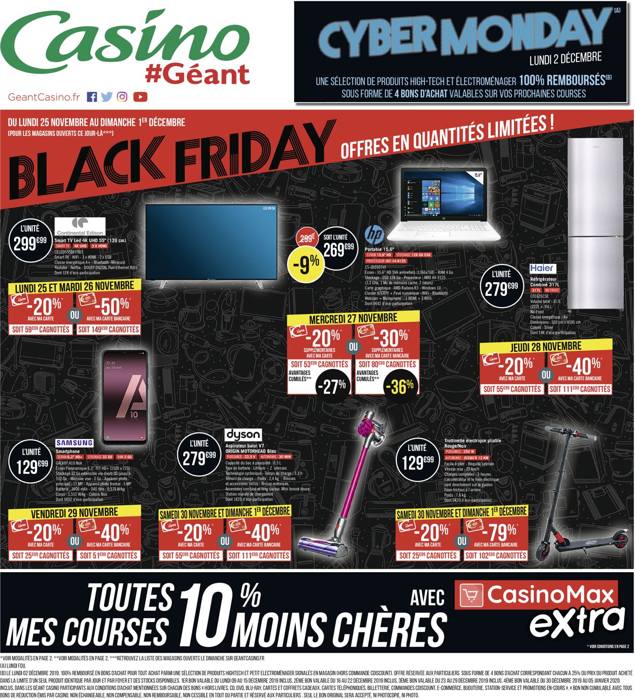 Géant Casino BLACK FRIDAY 2019 Catalogue - 25.11-01.12.2019 (Page 16)