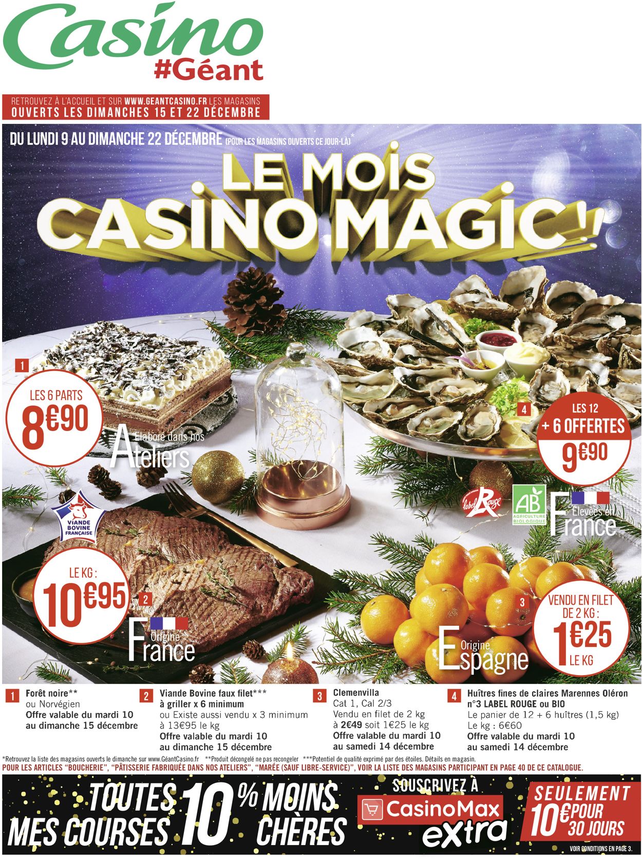 Géant Casino catalogue de Noël 2019 Catalogue - 09.12-22.12.2019