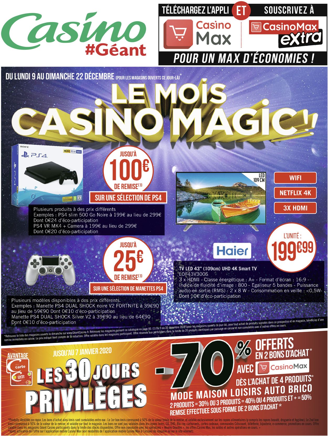 Géant Casino catalogue de Noël 2019 Catalogue - 09.12-22.12.2019 (Page 80)