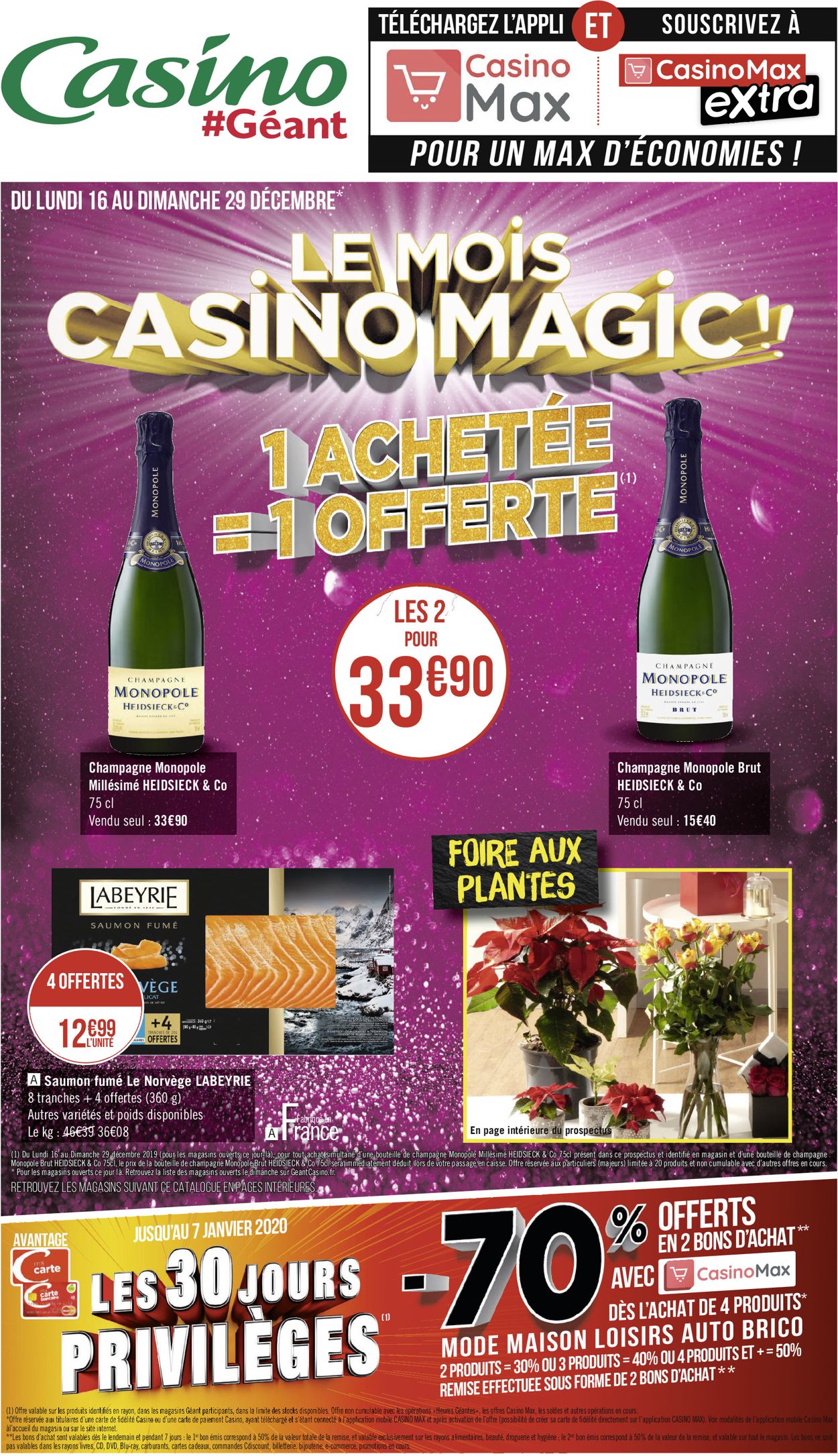 Géant Casino catalogue de Noël 2019 Catalogue - 16.12-29.12.2019 (Page 52)