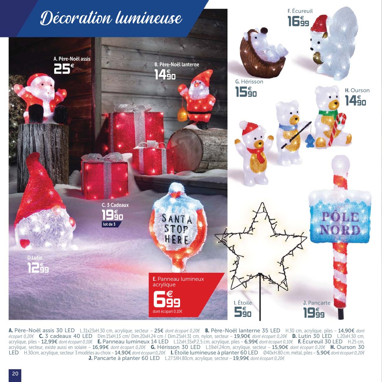 GiFi Noel 2020 Catalogue - 10.11-09.12.2020 (Page 20)