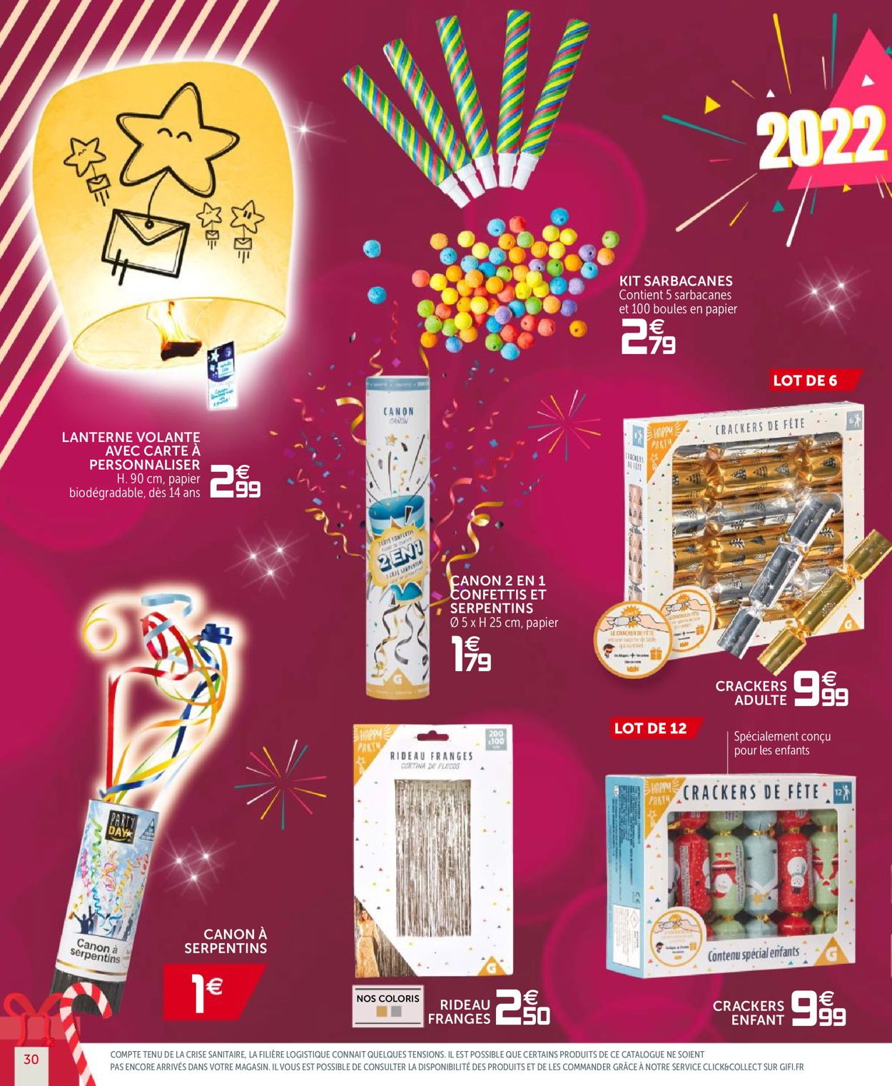 GiFi noël fêtes de fin d'année 2021 Catalogue - 14.12-23.12.2021 (Page 30)