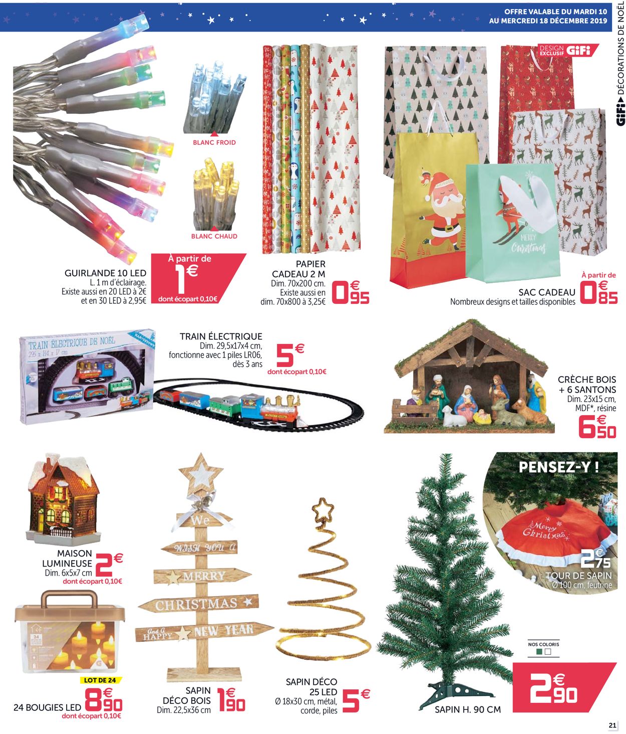 GiFi catalogue de Noël 2019 Catalogue - 10.12-18.12.2019 (Page 21)