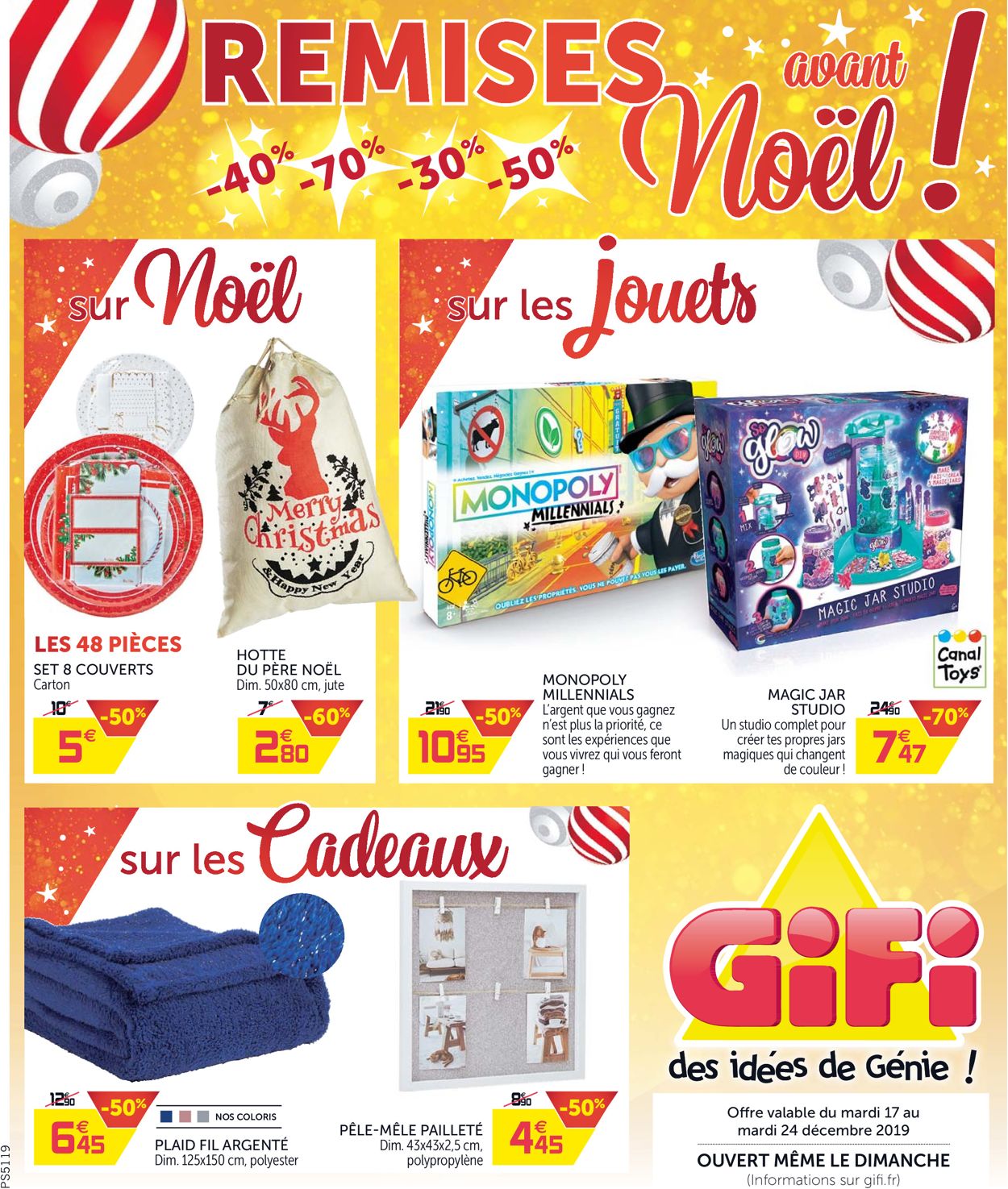 GiFi catalogue de Noël 2019 Catalogue - 17.12-24.12.2019