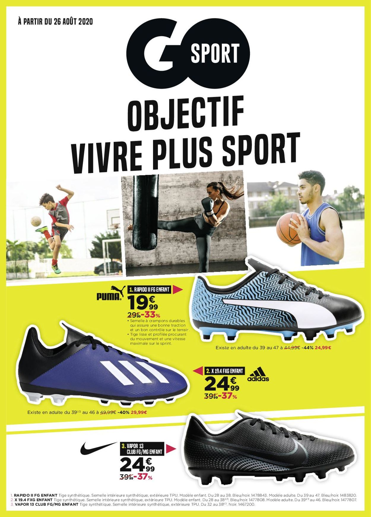 Go Sport Catalogue - 26.08-21.09.2020