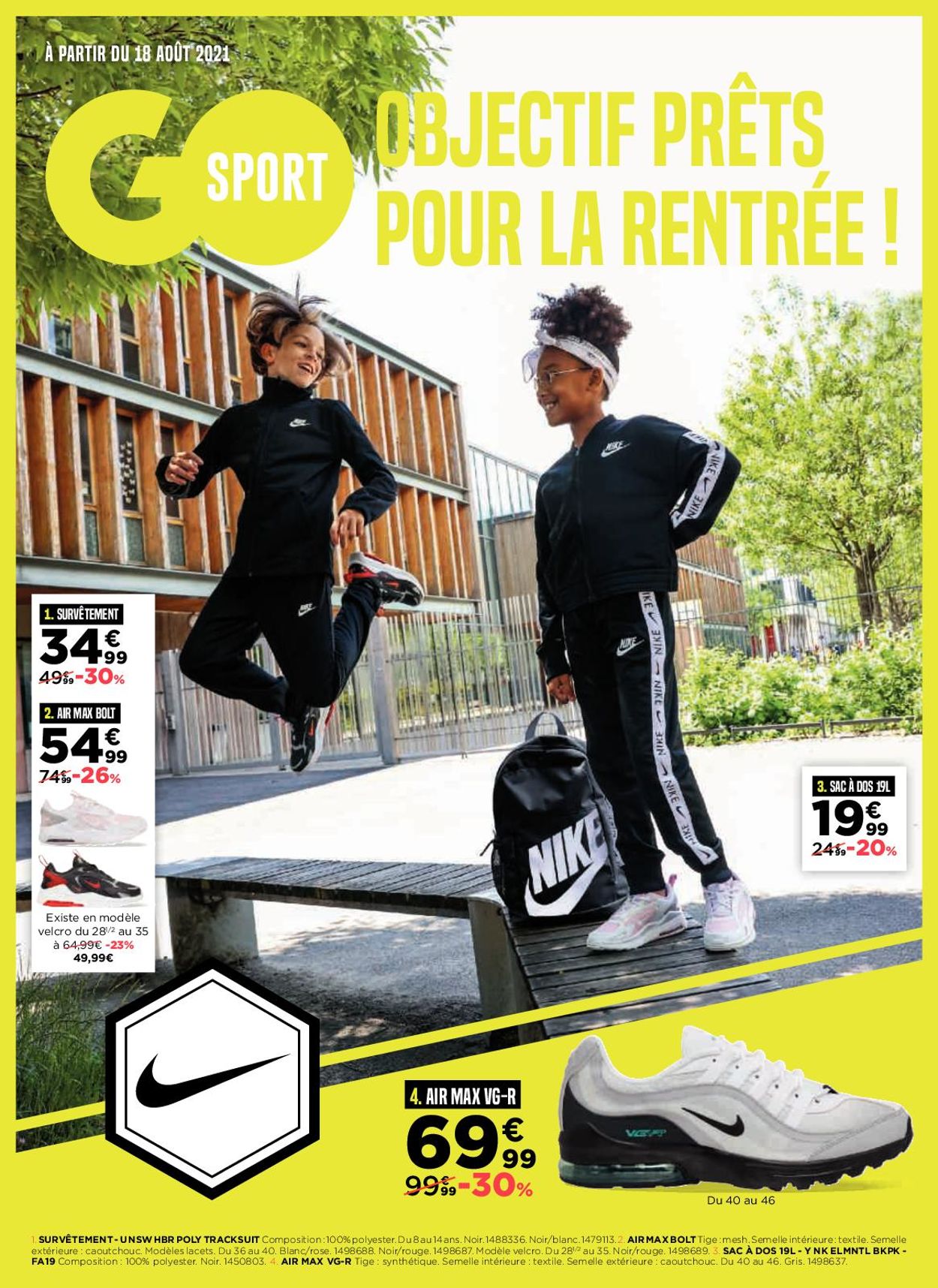 Go Sport Catalogue - 18.08-30.08.2021
