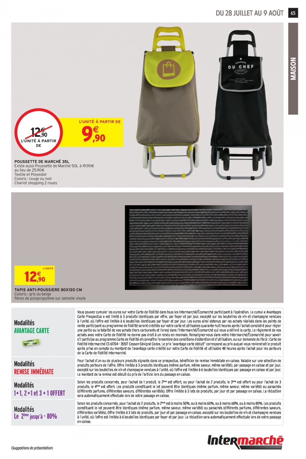Intermarché Catalogue - 28.07-09.08.2020 (Page 65)