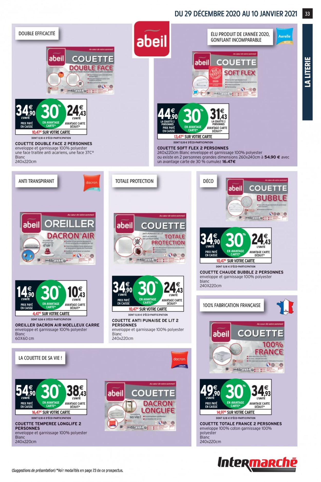 Intermarché Le Blanc Tendance 2021 Catalogue - 29.12-10.01.2021 (Page 33)