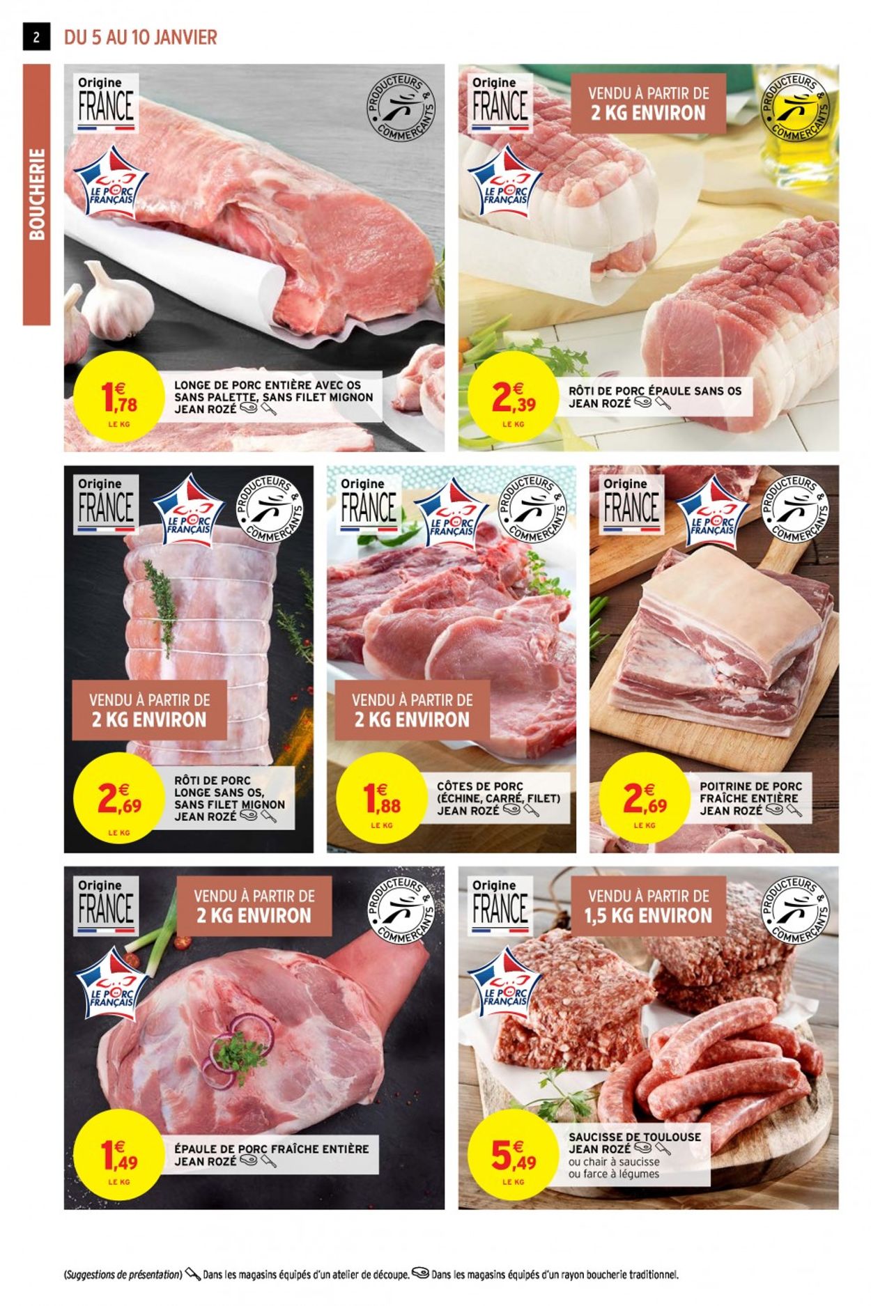 Intermarché SPÉCIAL Foire Au Porc 2021 Catalogue - 05.01-10.01.2021 (Page 2)