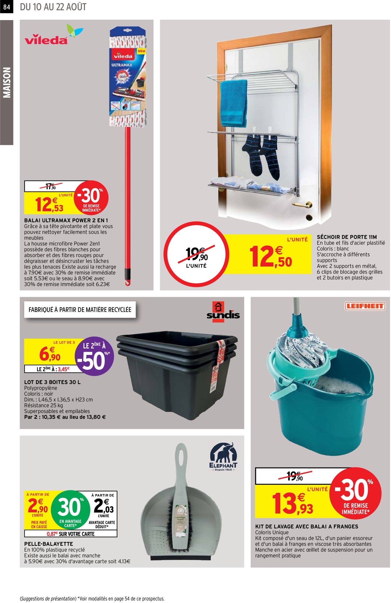 Intermarché Catalogue - 10.08-22.08.2021 (Page 84)