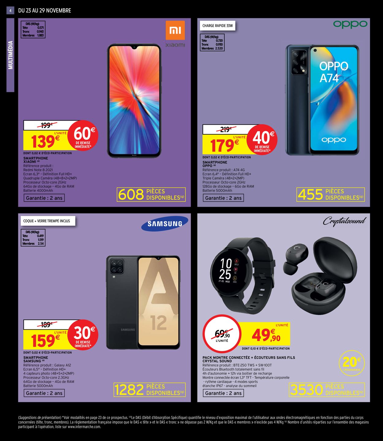 Intermarché  BLACK WEEK 2021 Catalogue - 23.11-29.11.2021 (Page 4)