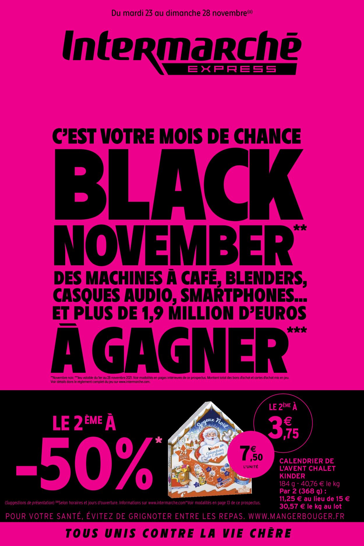 Intermarché  BLACK WEEK 2021 Catalogue - 23.11-28.11.2021