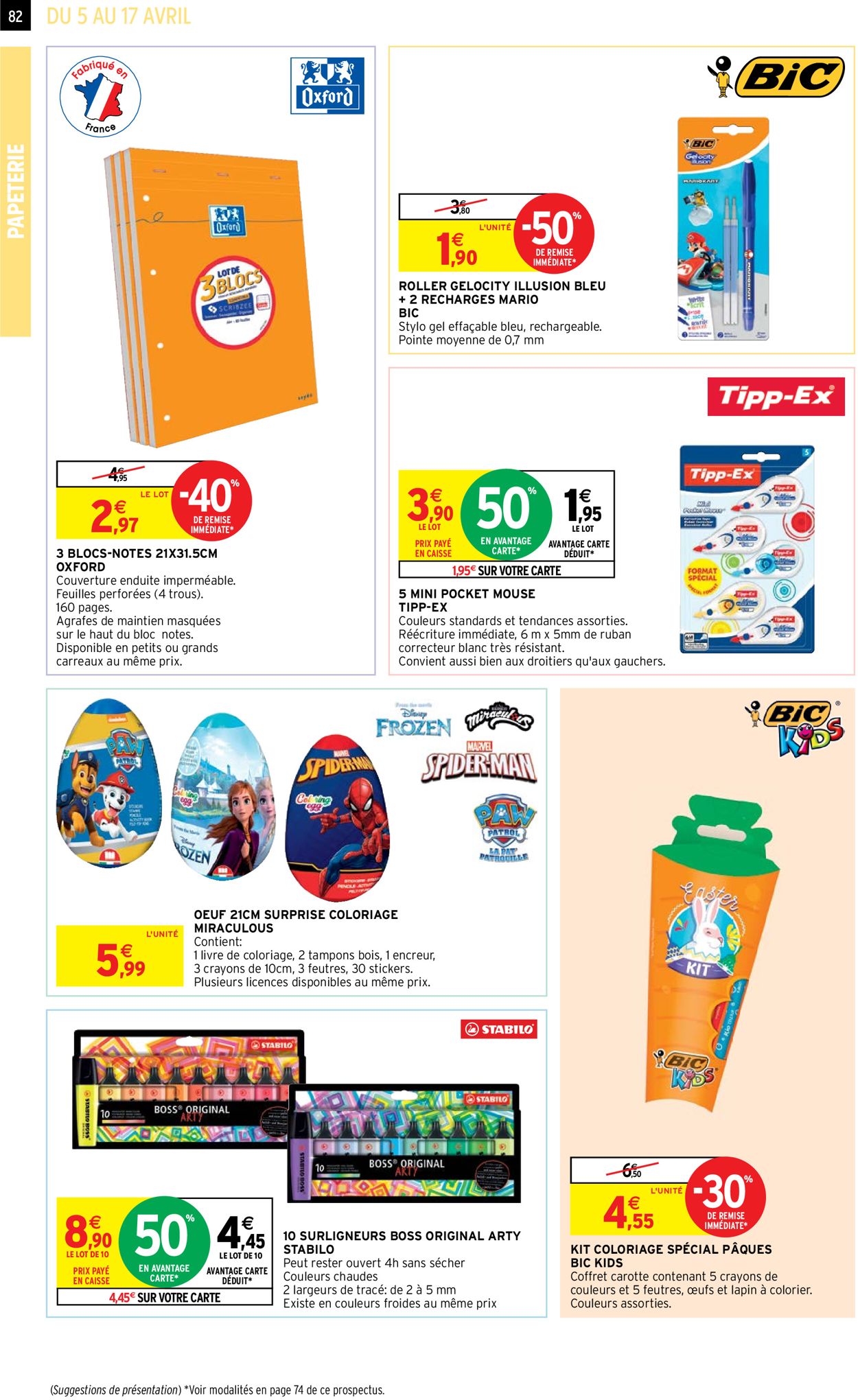 Intermarché Catalogue - 05.04-17.04.2022 (Page 74)
