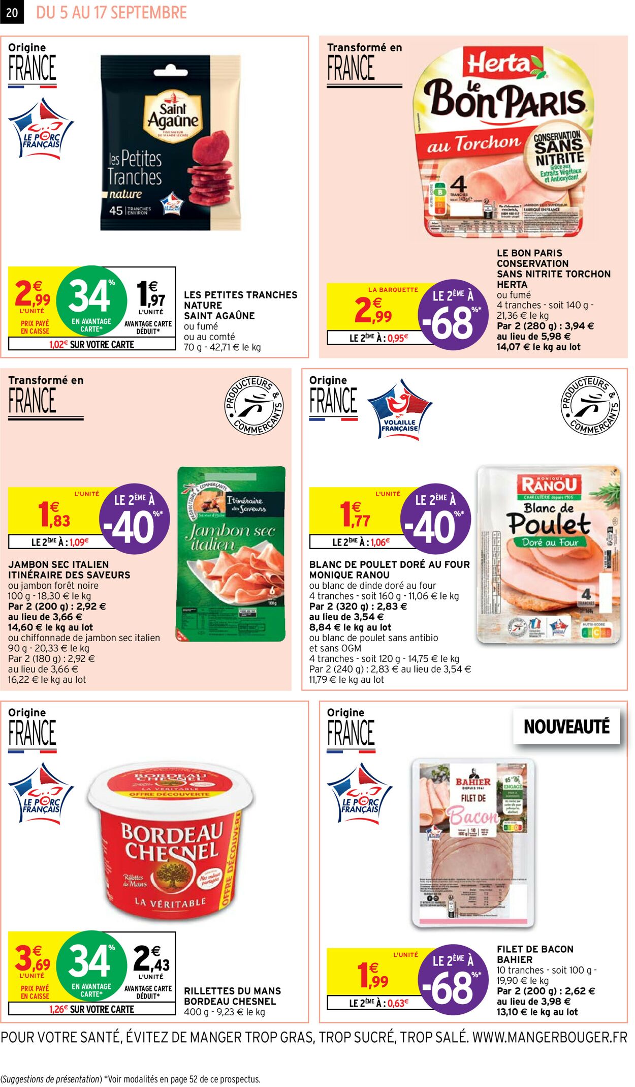 Intermarché Catalogue - 05.09-17.09.2023 (Page 20)