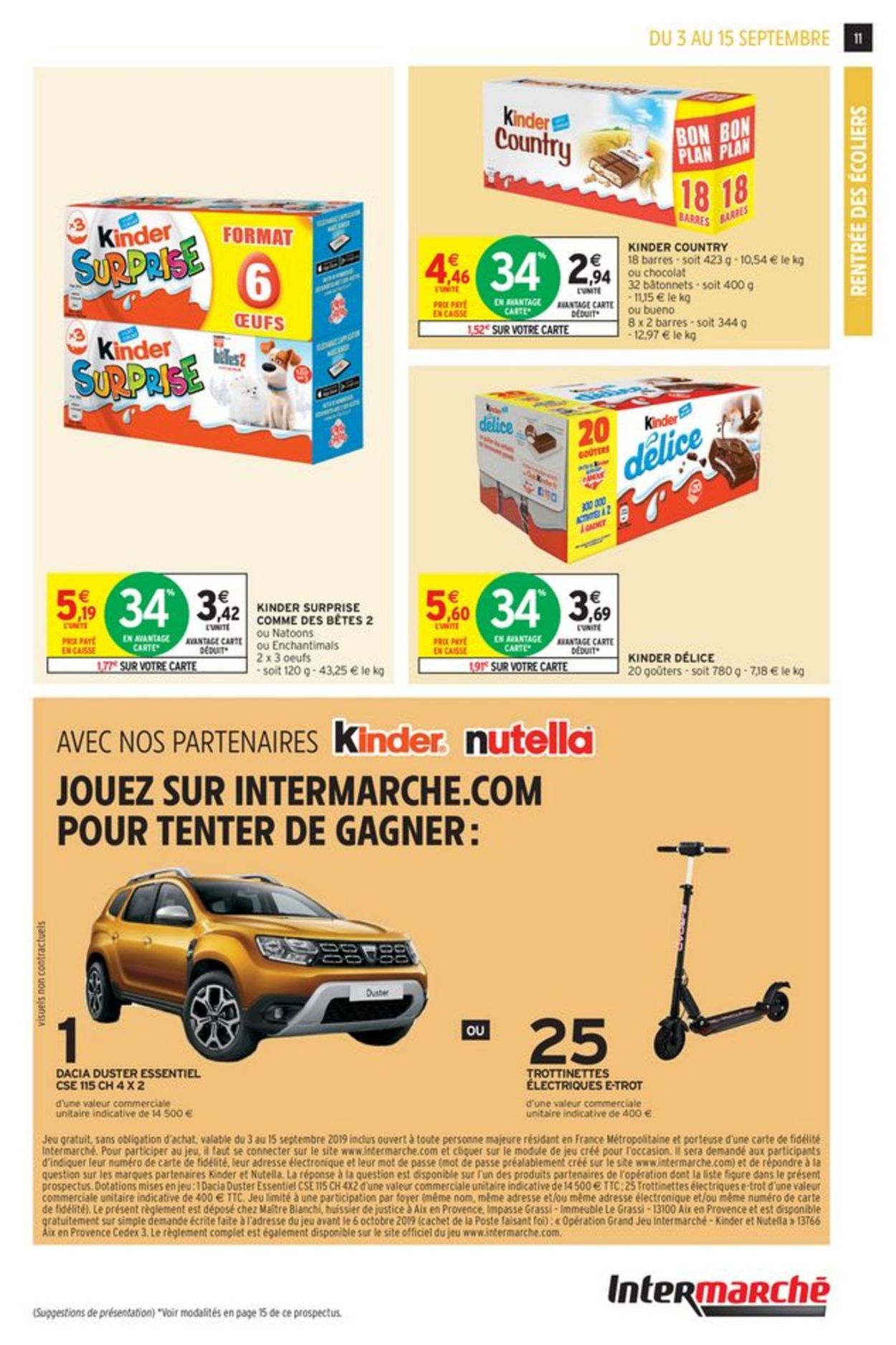 Intermarché Catalogue - 03.09-15.09.2019 (Page 11)