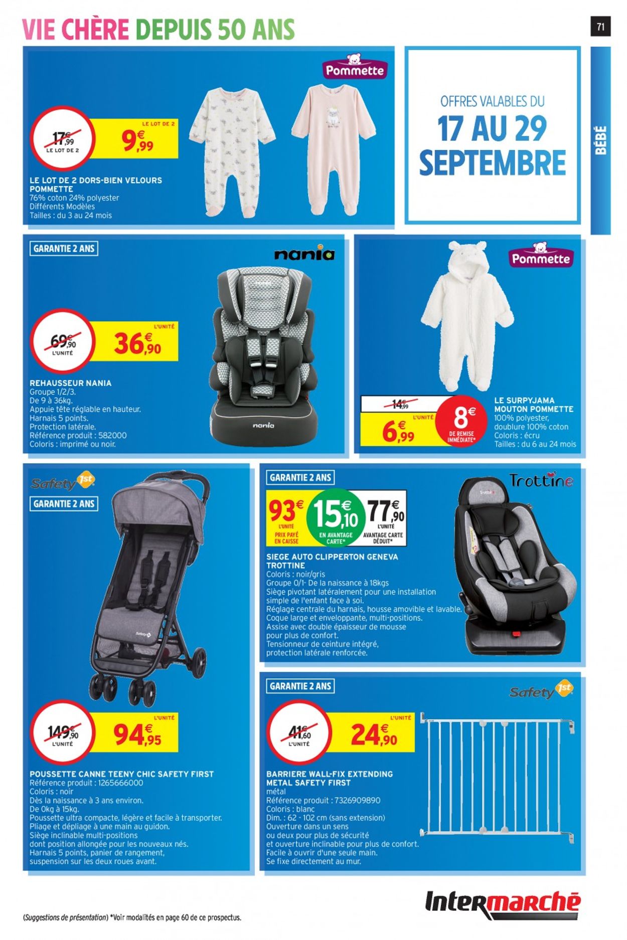 Intermarché Catalogue - 17.09-22.09.2019 (Page 69)