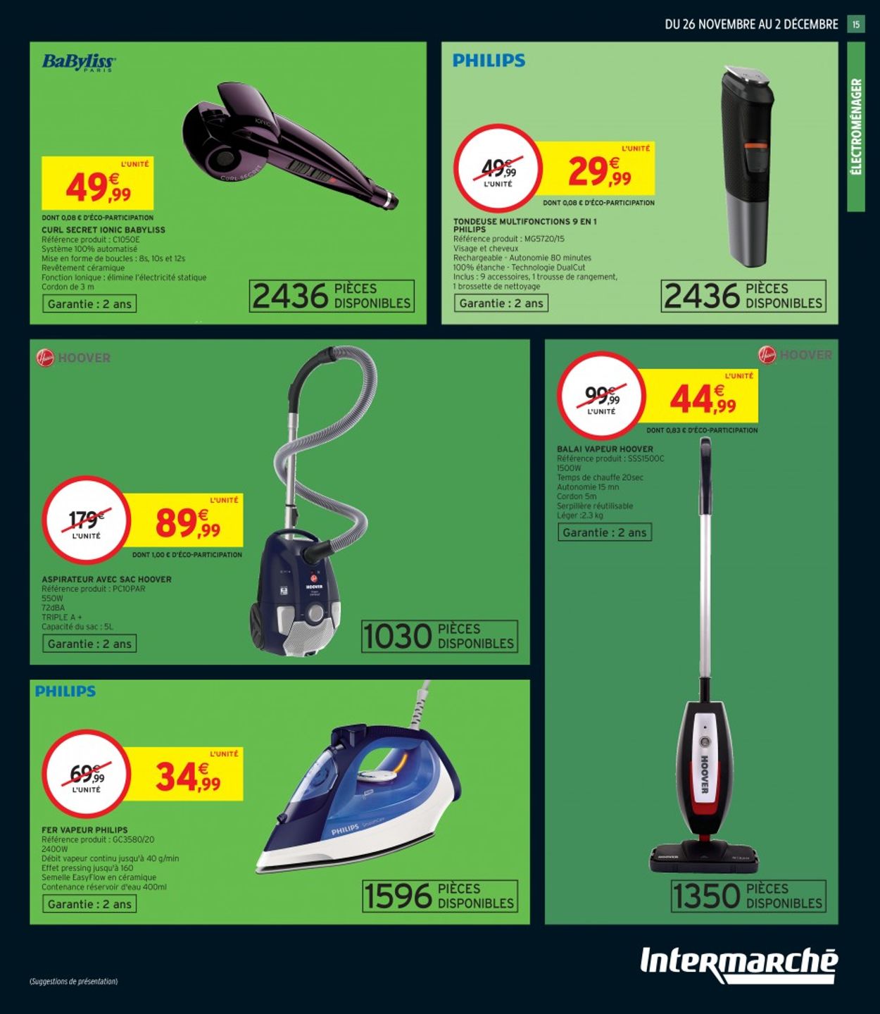 Intermarché Black Friday 2019 Catalogue - 26.11-02.12.2019 (Page 15)